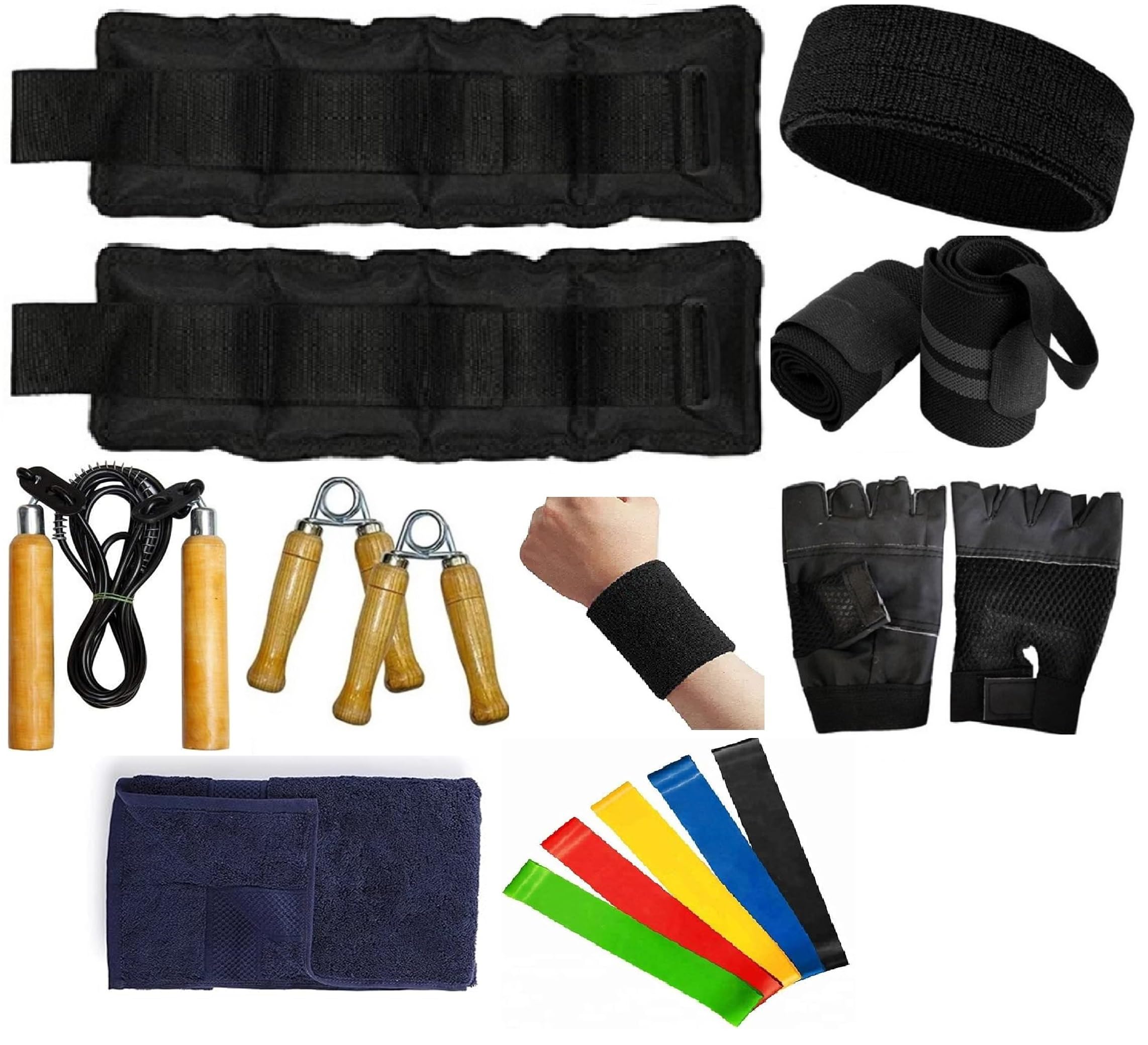 FACTO POWER Ankle/Wrist Weight | Resistance Exercise | Resistance Bands | Wrist Ankle | Fitness Band | Workout Equipment