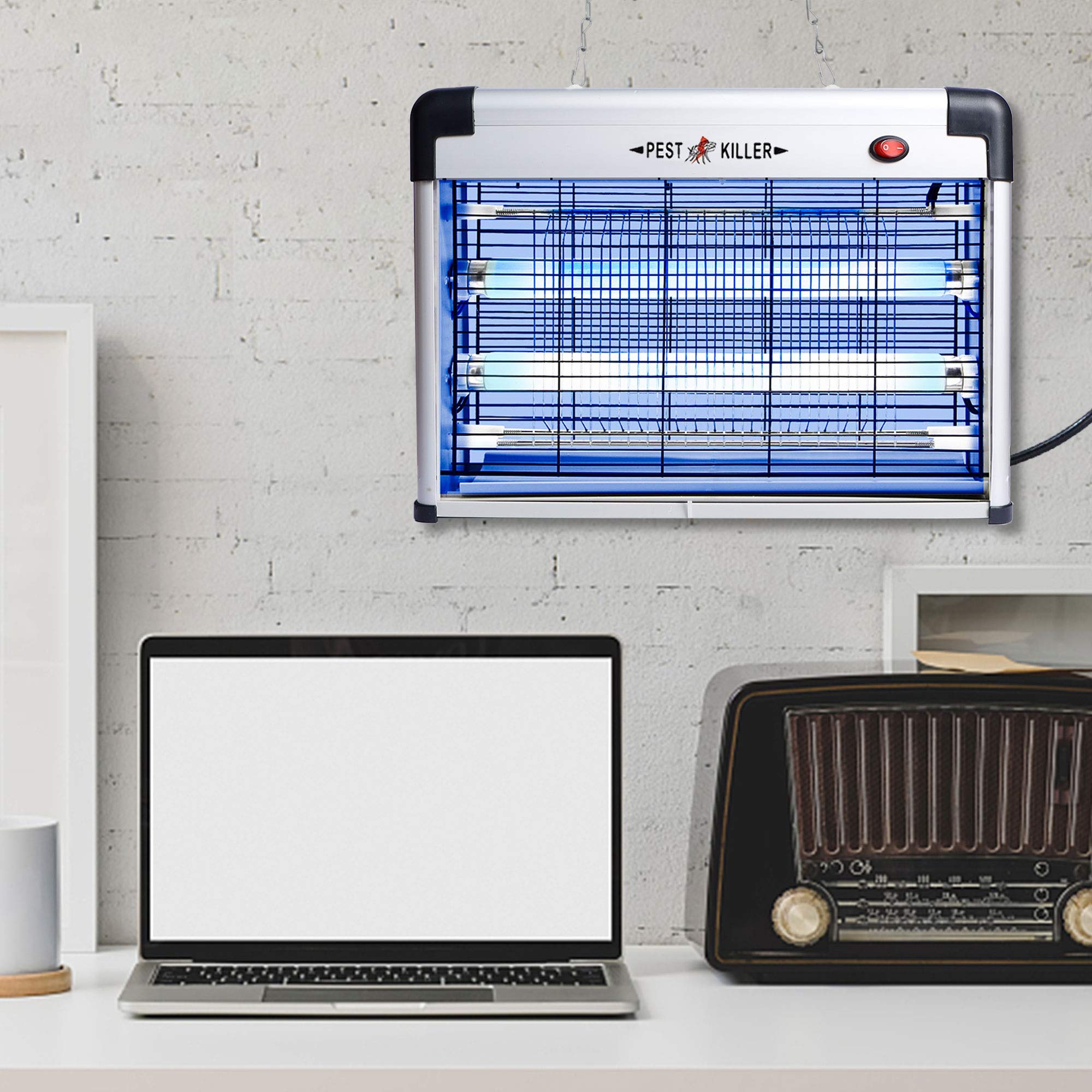 Buy Electric Bug Zapper, Aluminium Indoor Mosquito Killer with 20W