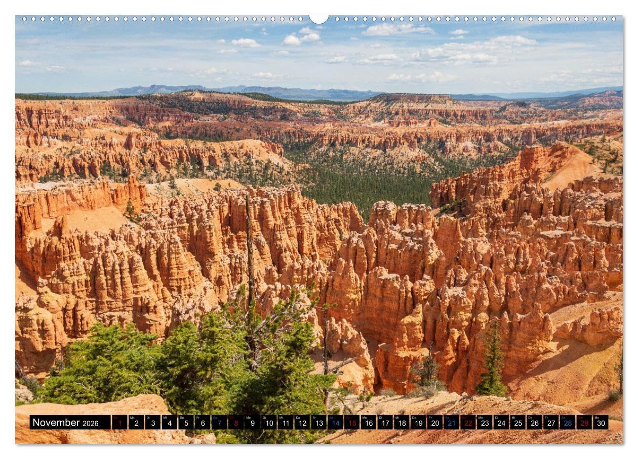 USA - Der Südwesten (Wandkalender 2026 DIN A2 quer), CALVENDO Monatskalender: Atemberaubende Aufnahmen der abwechslungreichen Landschaft im Südwesten der USA (CALVENDO Orte)