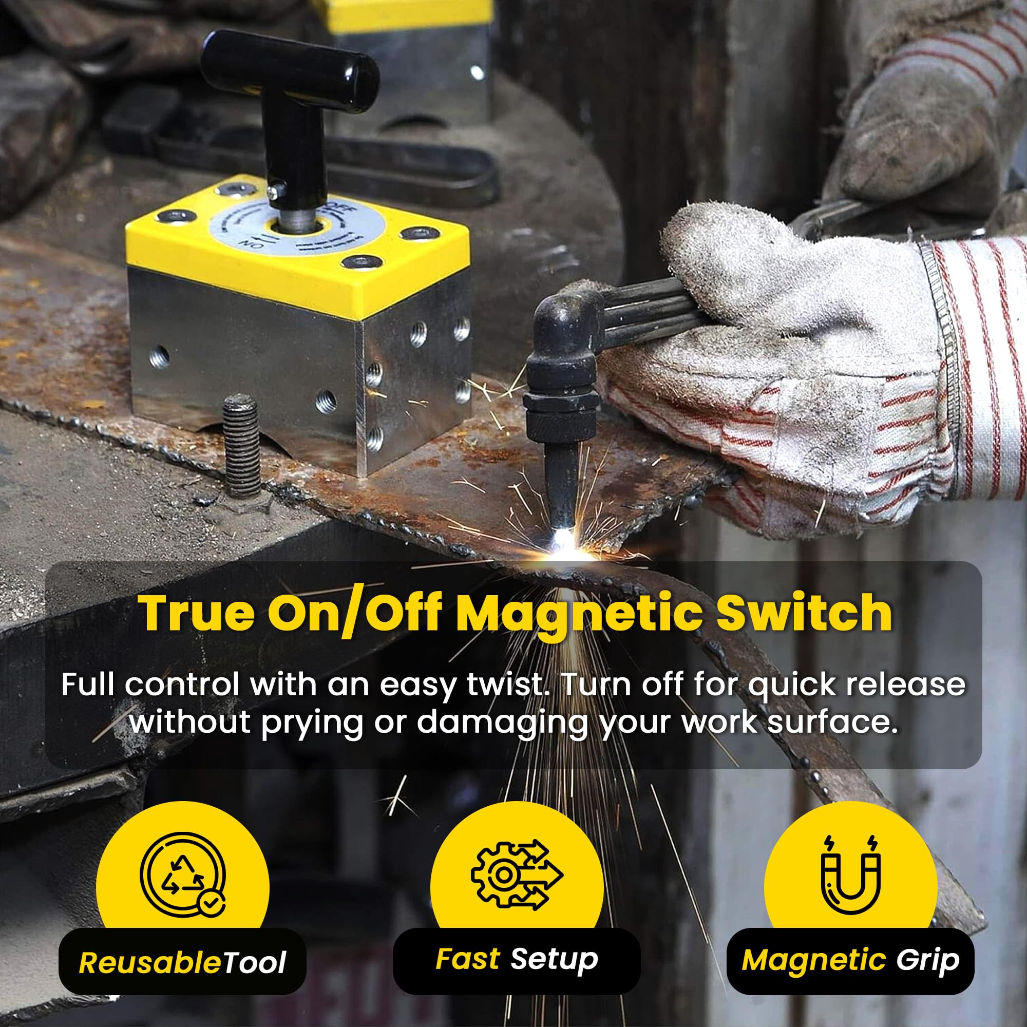 Magswitch MagSquare 150 2-Pack Switchable Magnetic Squares — Amazon image 3