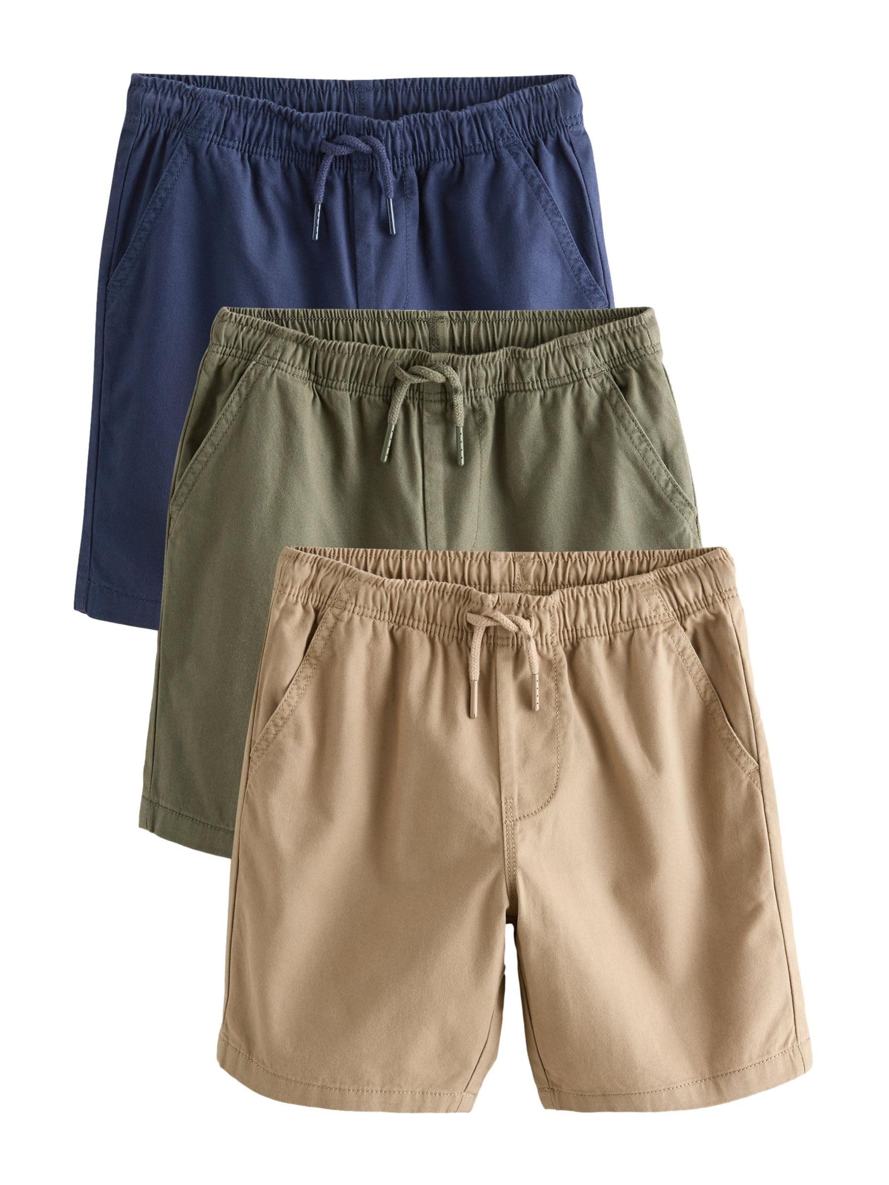 NEXT Jungen Shorts, 3er-Pack