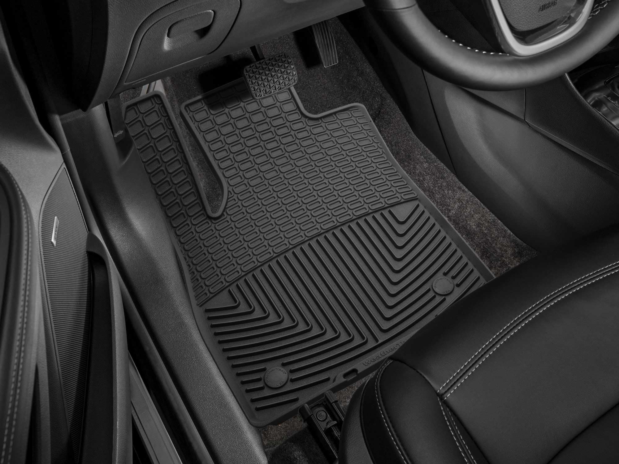 WeatherTech All-Weather Floor Mats for Chevrolet Trax Encore 1st Row W368 Black — view 2