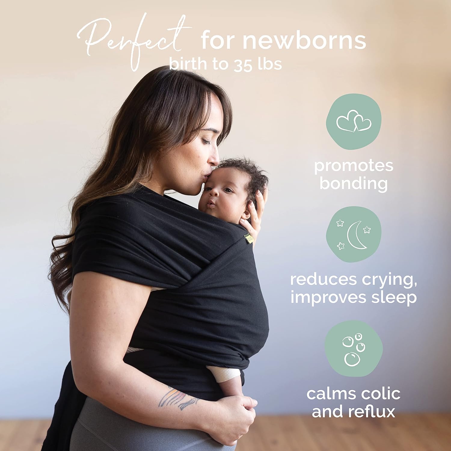 Boba Baby Wrap Carrier, Sangria - The Original Child and Newborn Sling, Perfect for Infants and Babies Up to 35 lbs (0 - 36 months) : Baby
