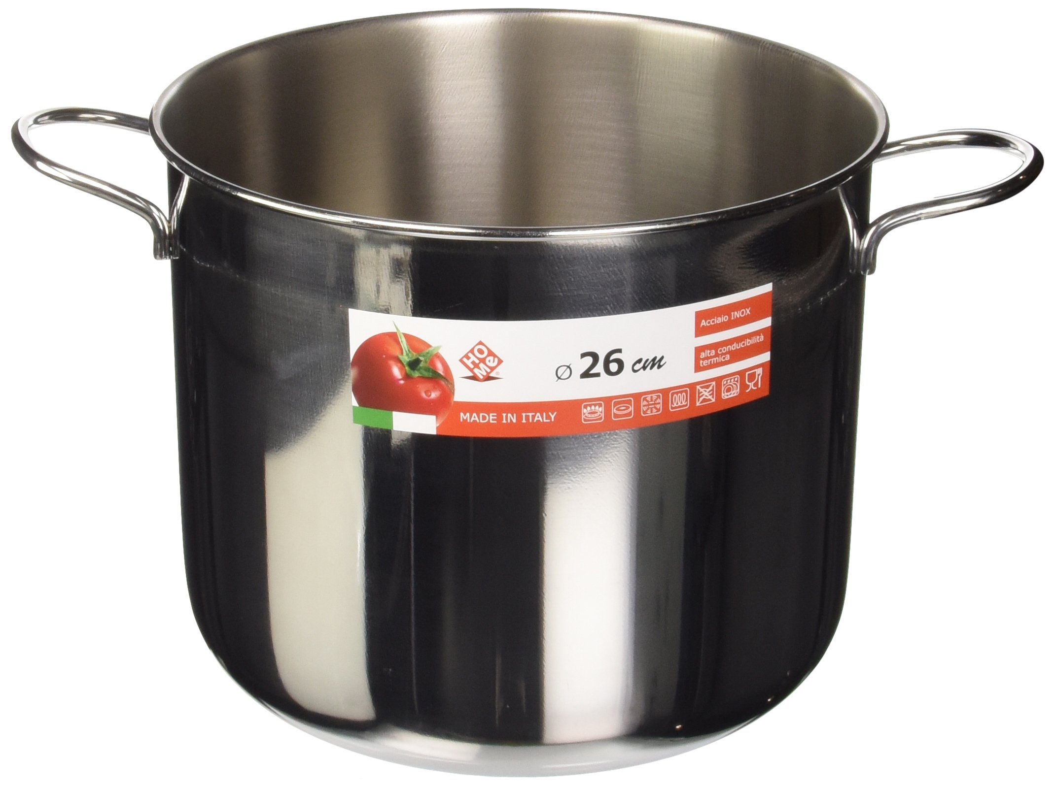 Casserole 10l acier inoxydable 26cm la haute qualité culinaire