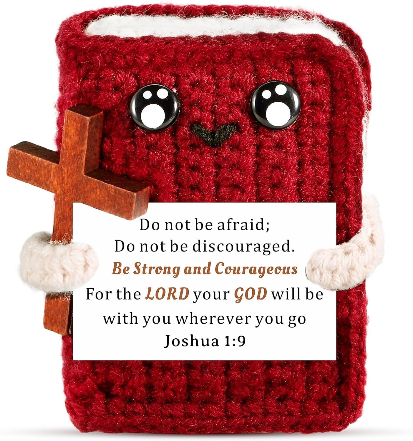 Christian Back to School Gifts for Student, Positive Handmade Bible Crochet