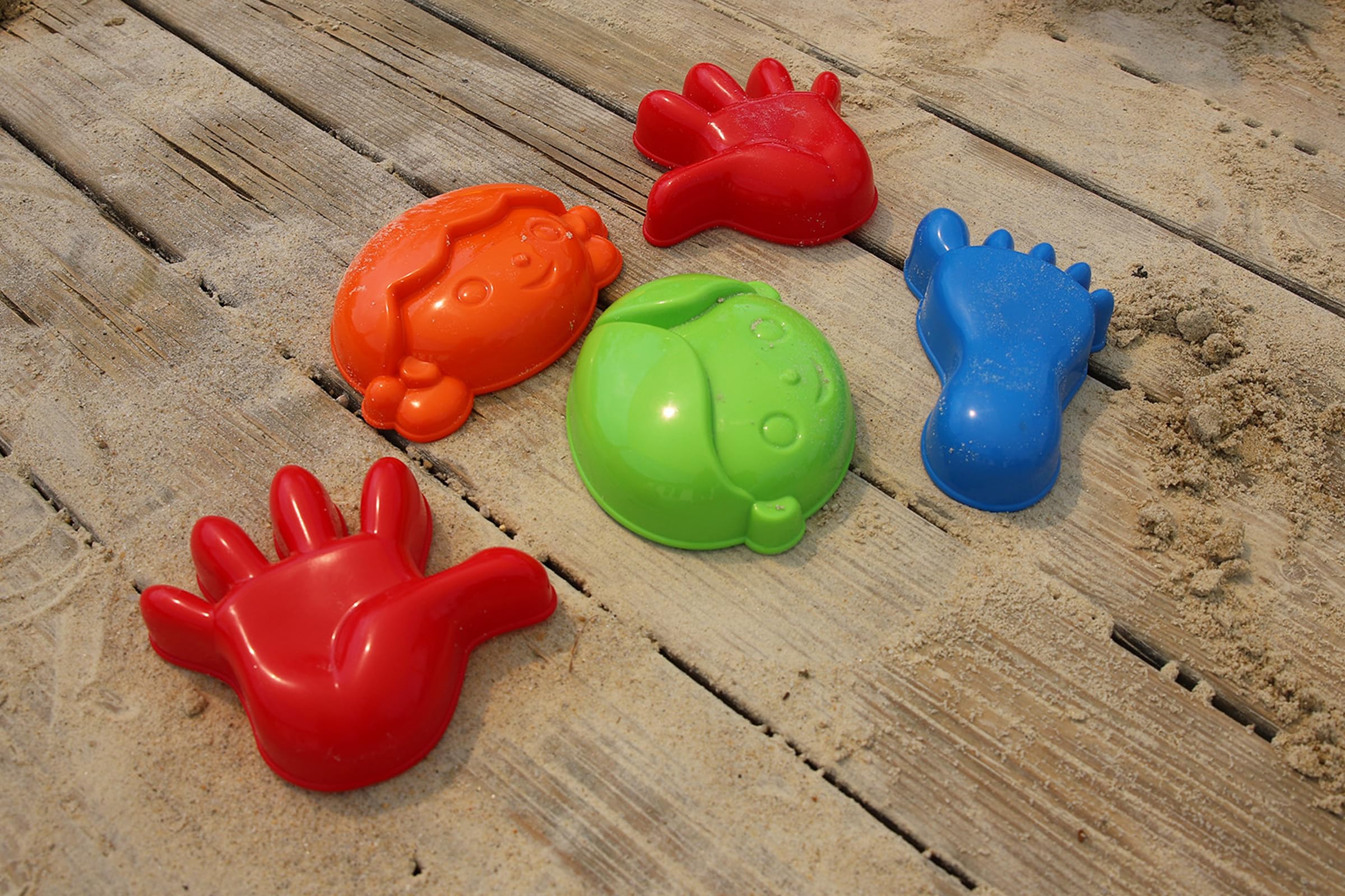 GOWI 558-35-Sabbie Set mulino, 3 pezzi, sandbox e giocattoli di sabbia