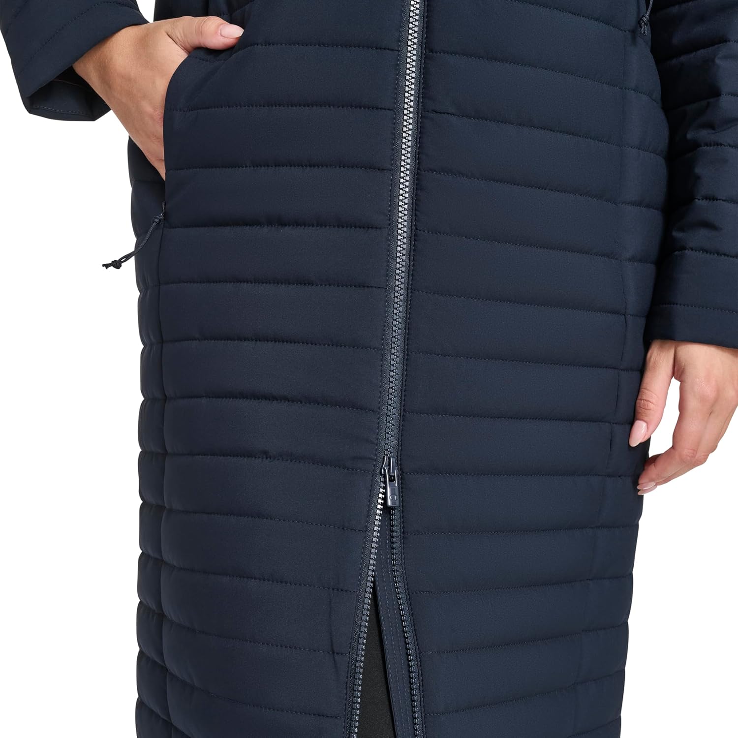 Champion womens Lightweight Long Hooded Puffer - Image 6