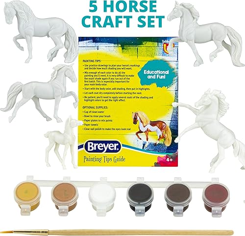 Vista 28 de Breyer Horses Stablemates - Juego de manualidades de unicornio atrapasoles Escala 1:32 Modelo #4238, talla única, juego de 5 piezas, pastel al