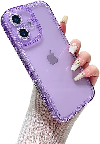 Miniatura 7 de ZTOFERA Diseñada para iPhone 13 de 6.1 pulgadas, bonita funda transparente para mujeres y niñas, funda protectora de silicona TPU suave flexible con