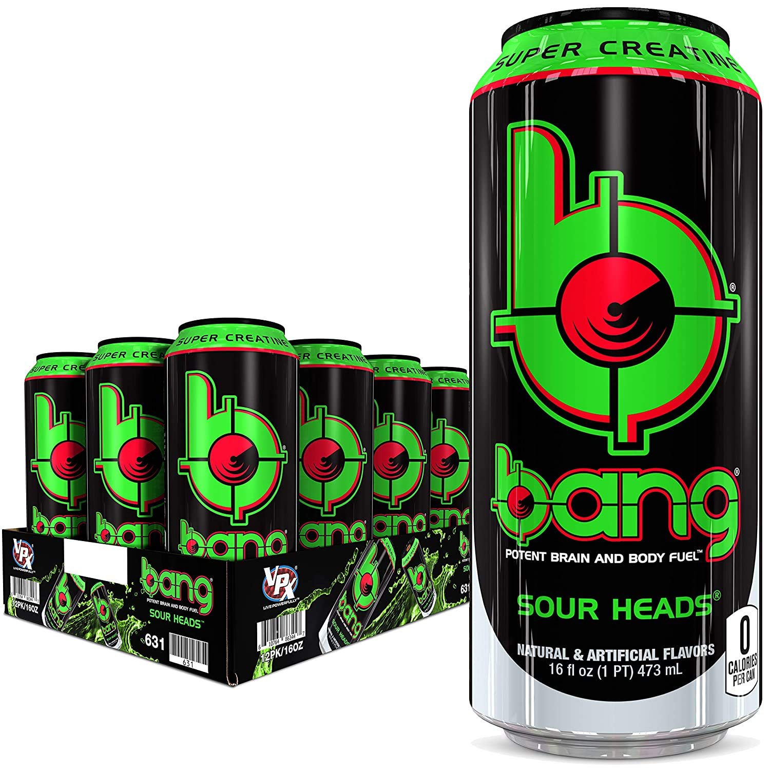 Bang OmHZCDP, Sour Heads, 12 Cans