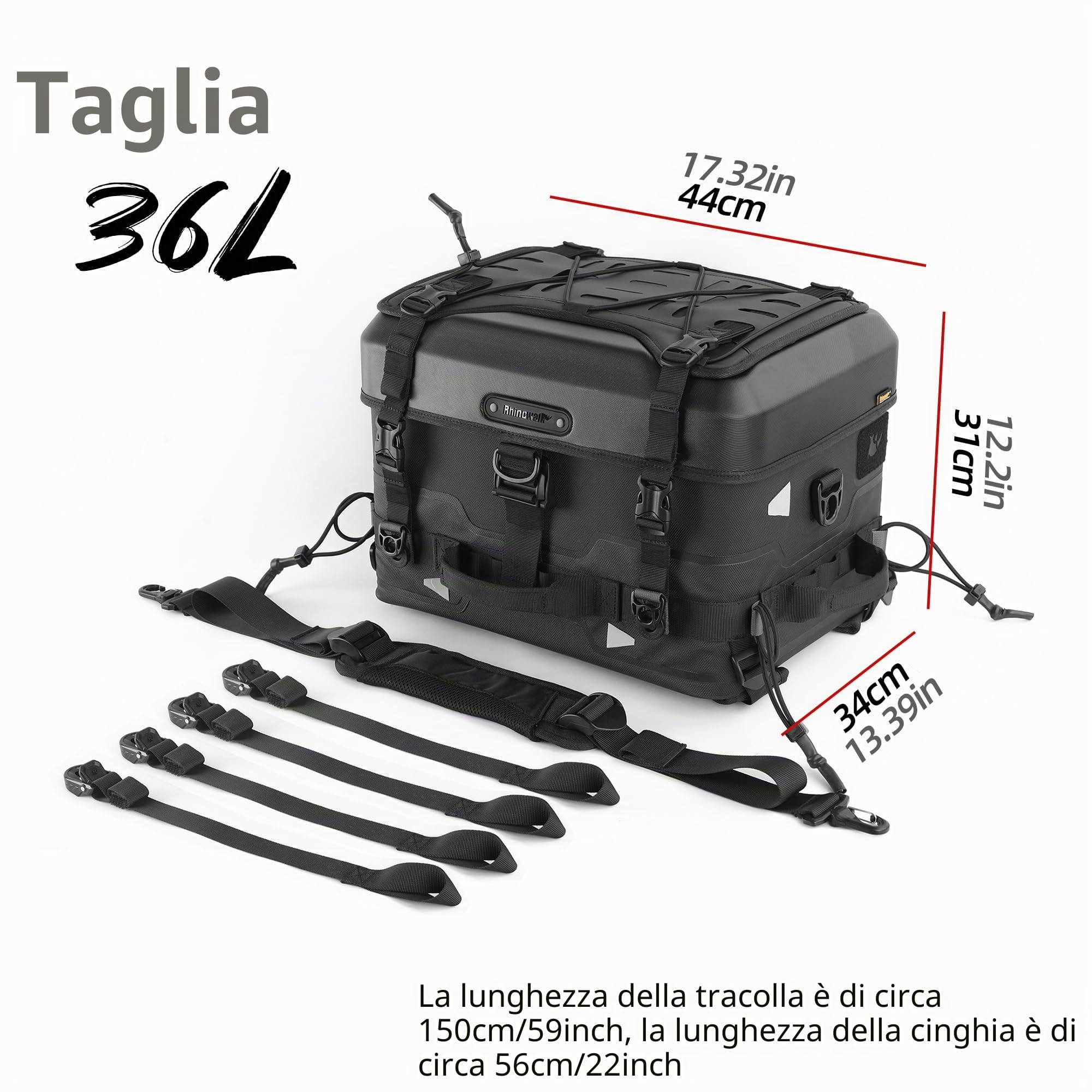 Rhinowalk Borsa da sedile moto