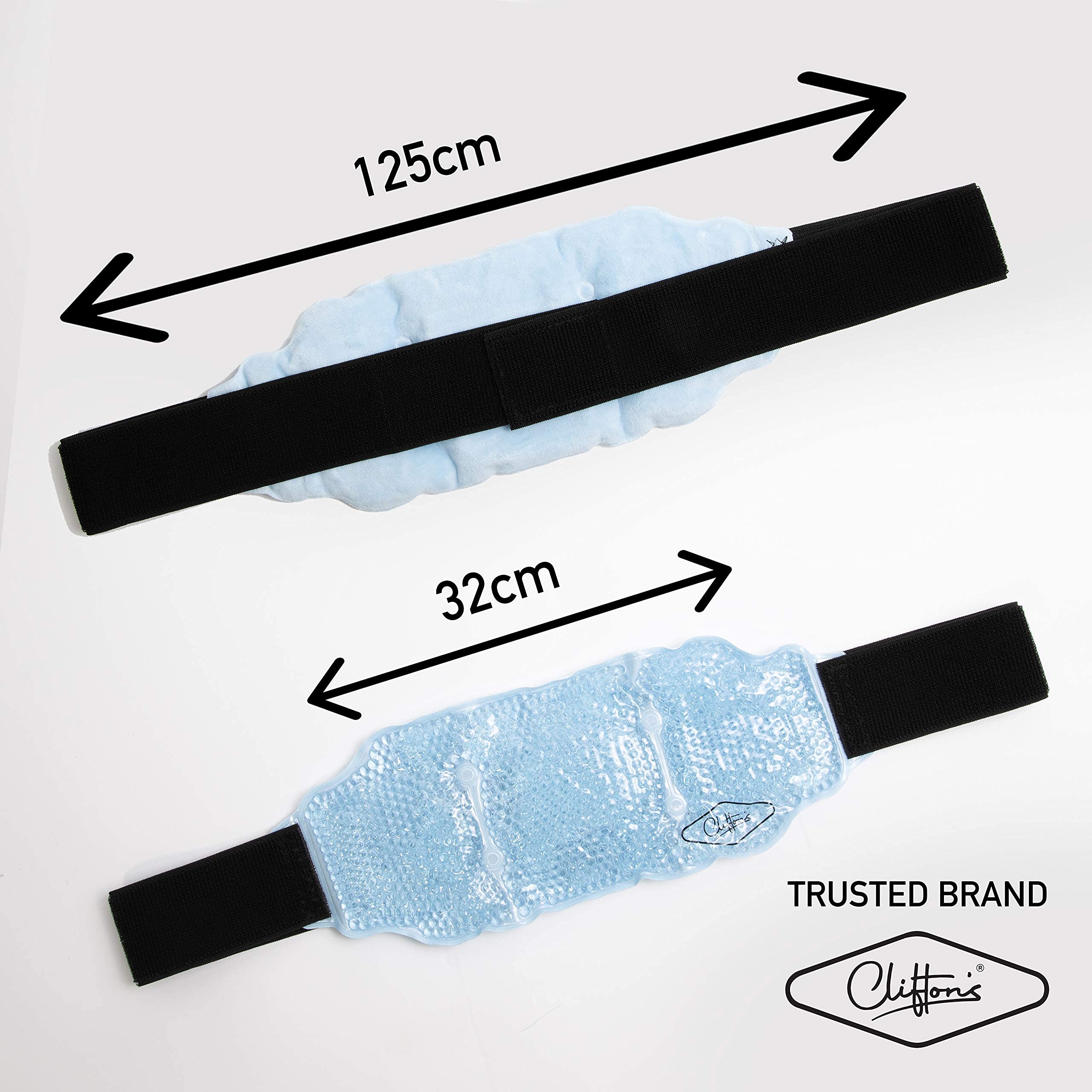 Cliftons® Ice Pack for Injuries or Heated Gel Pad for Back Pain & Knee