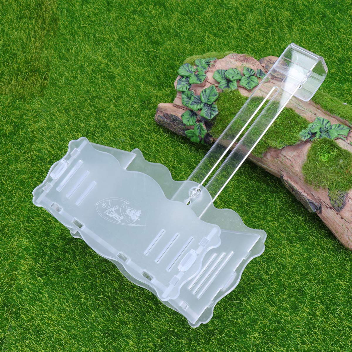 POPETPOP Fish Tank Aquarium Planter Fish Tank Plant Holder Aquarium Planting Cup Transparent Aquatic Plant Cup Aquarium Shelf for Aquarium Home Dorm Store Supplies