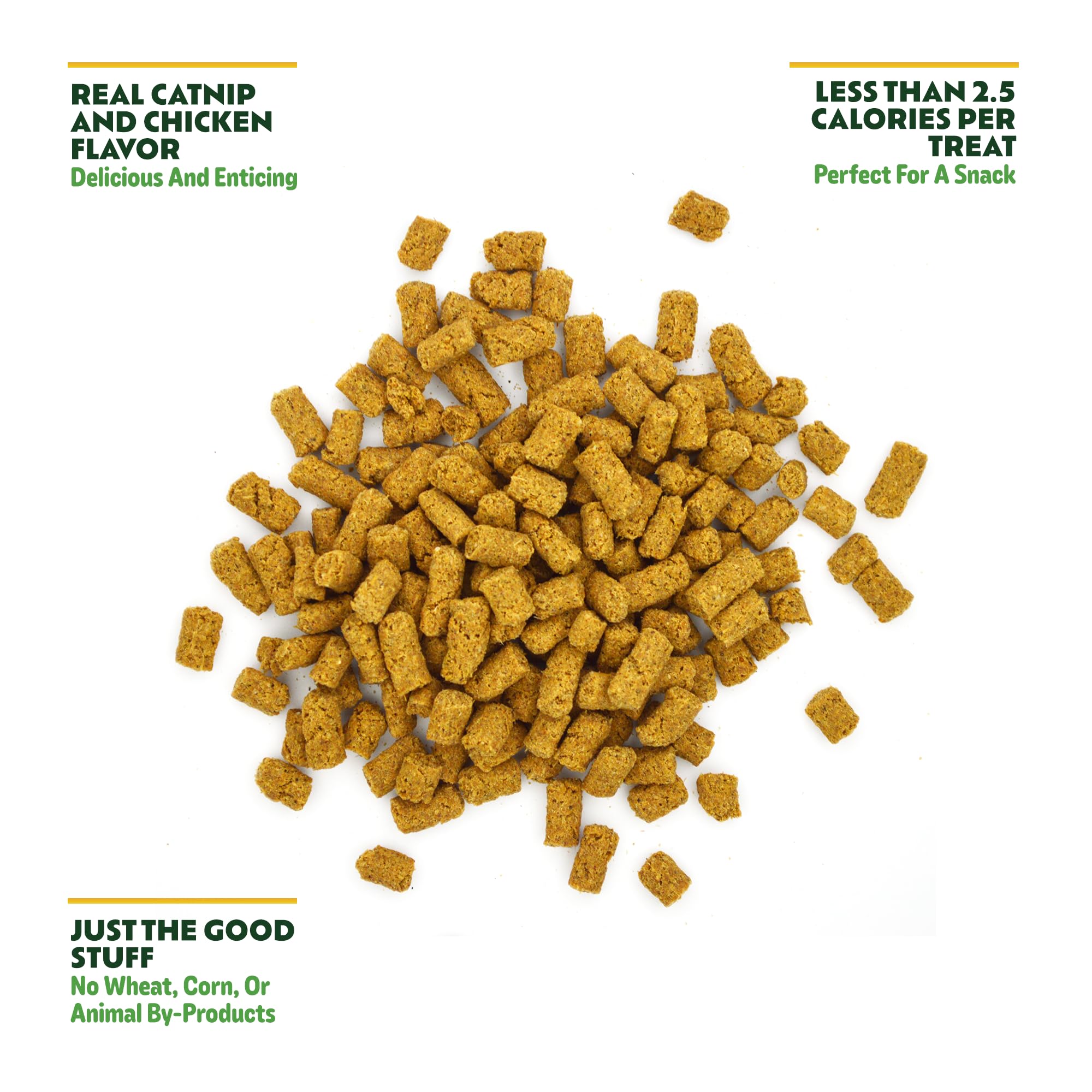 KITTY KA-ZOOM Crunchy Natural Chicken with Catnip Treats for Cats, 2.75 OZ