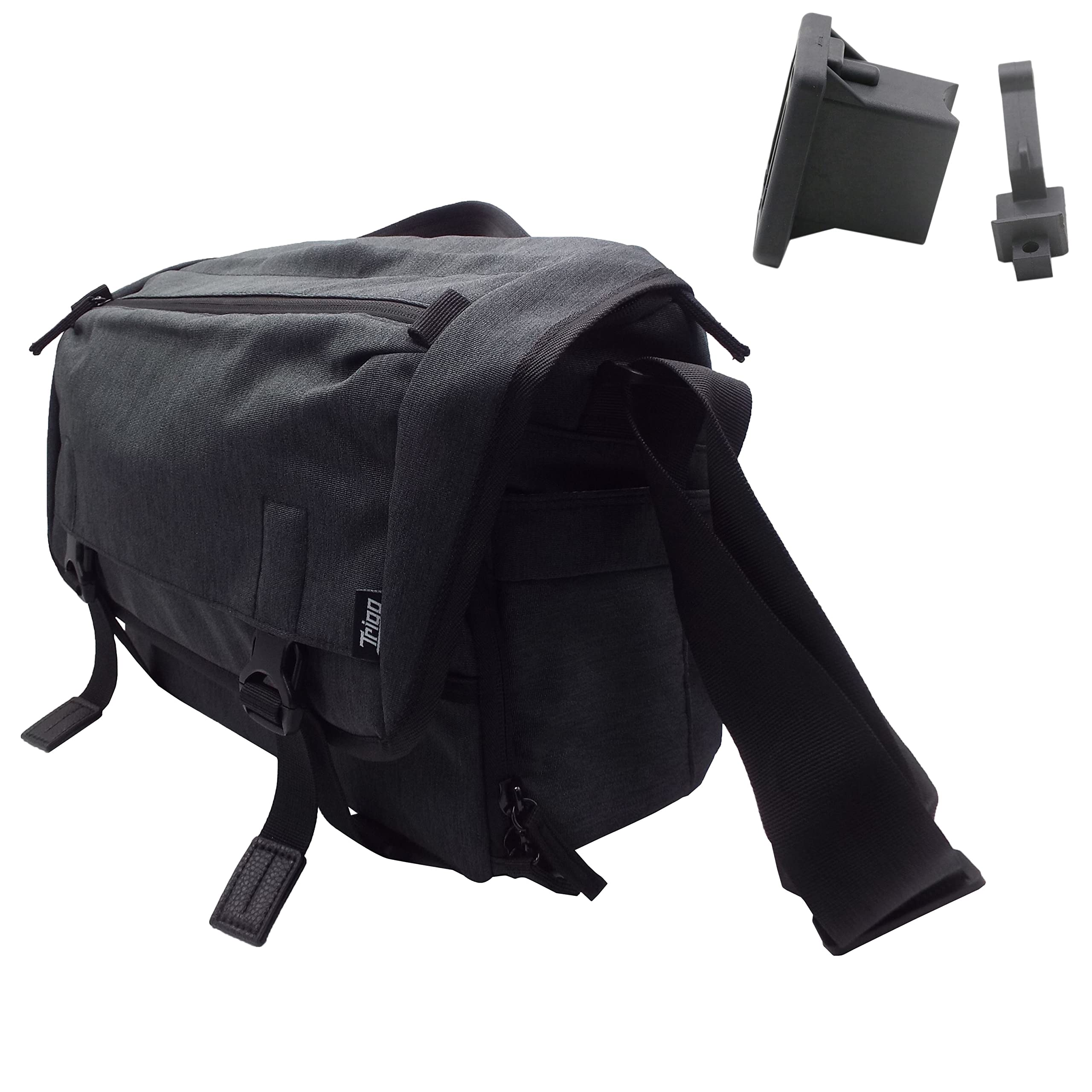 Trigo Voortas voor Brompton Camera/Elektrische Batterij/MacBook 13.3'' Bag, Zwart