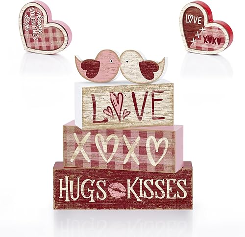 Miniatura 21 de 6 piezas de decoración de camión de muñeco de nieve de invierno, decoración de bandeja escalonada de invierno, conjunto de decoración de bandeja