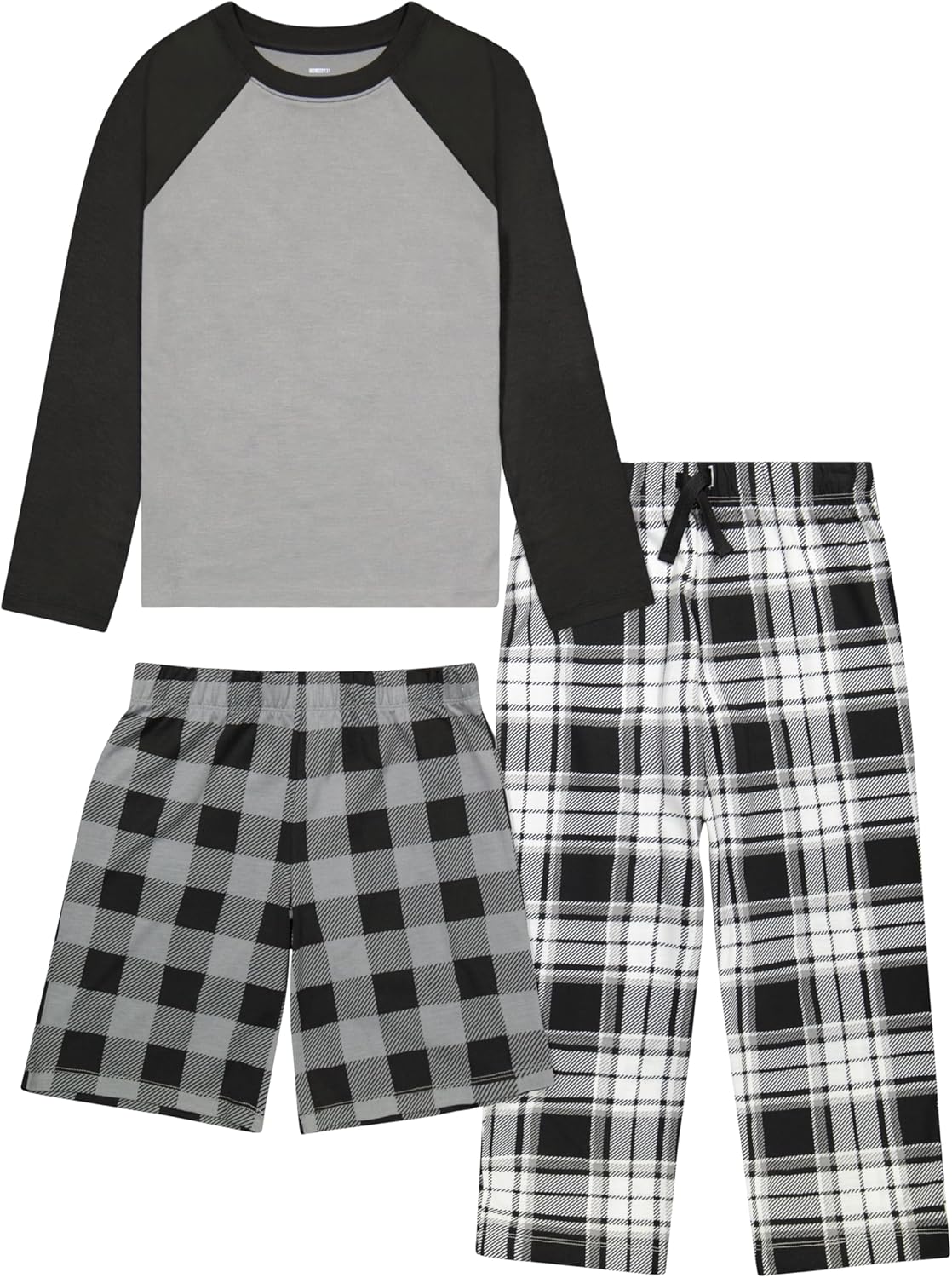 Boys Pajamas Set, 3-Piece Boys’ Sleepwear Pjs, Loose Fit, Soft, Breathable,... - Picture 44 of 71