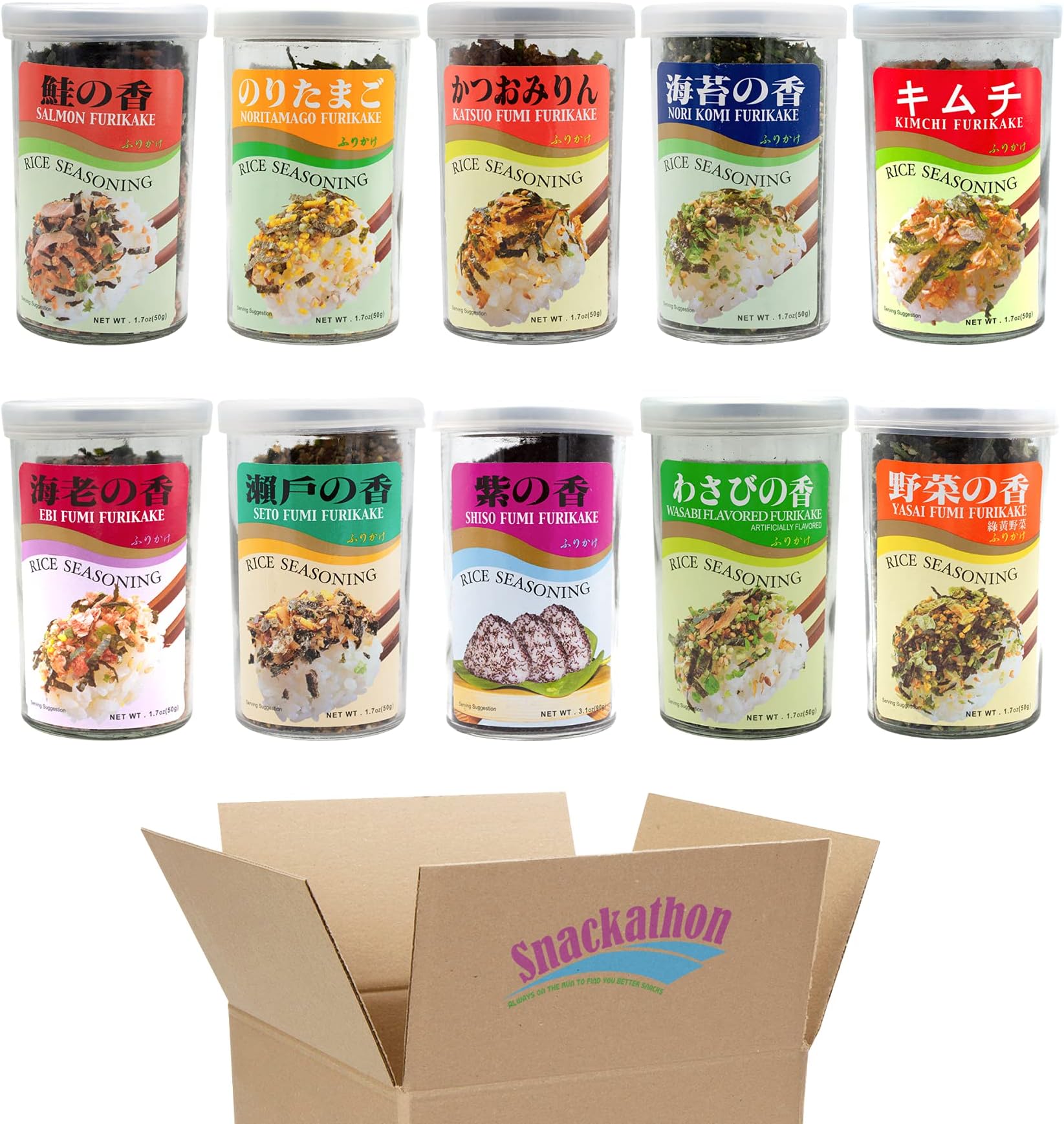 Furikake Rice Seasoning (Variety, Pack of 10)