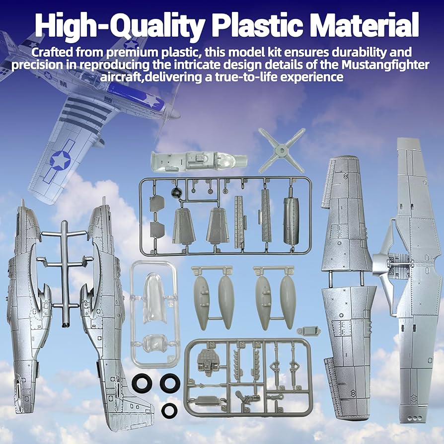 プラモデル完成品　P-51ムスタング P-51D ムスタング (プラモデル) - ホビーサーチ ミリタリープラモ