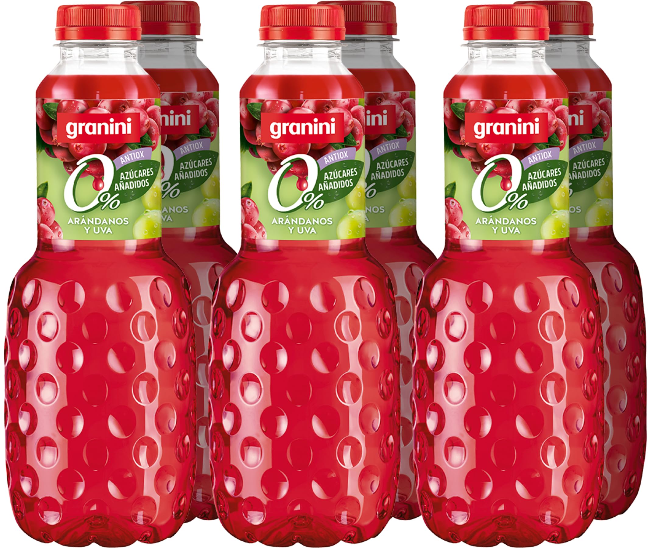 Granini Bebida de frutas Arándanos y Uva Pack 6 x 1L Clásicos Mix