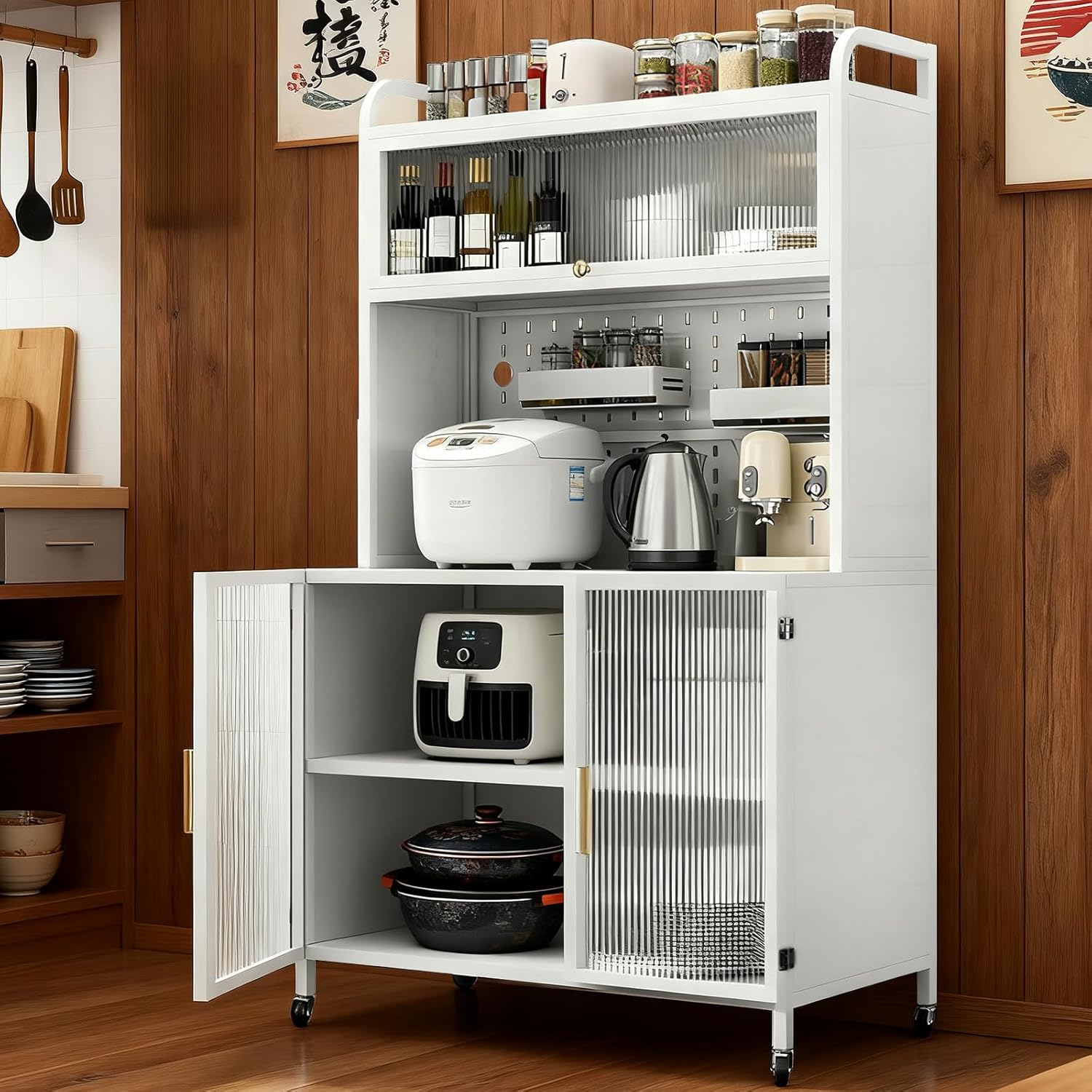 90-OP ダイニングボード ファッショナブル食器棚完成品 大川家具 90-OP ダイニングボード ファッショナブル食器棚完成品 大川家具