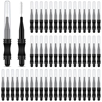 100 Pcs Micro Eyebrow Brush with Cap Brow Lamination Eyelash Brow Brush Lash Filler Eyebrow Lift Tools for Eyelashes Extensions