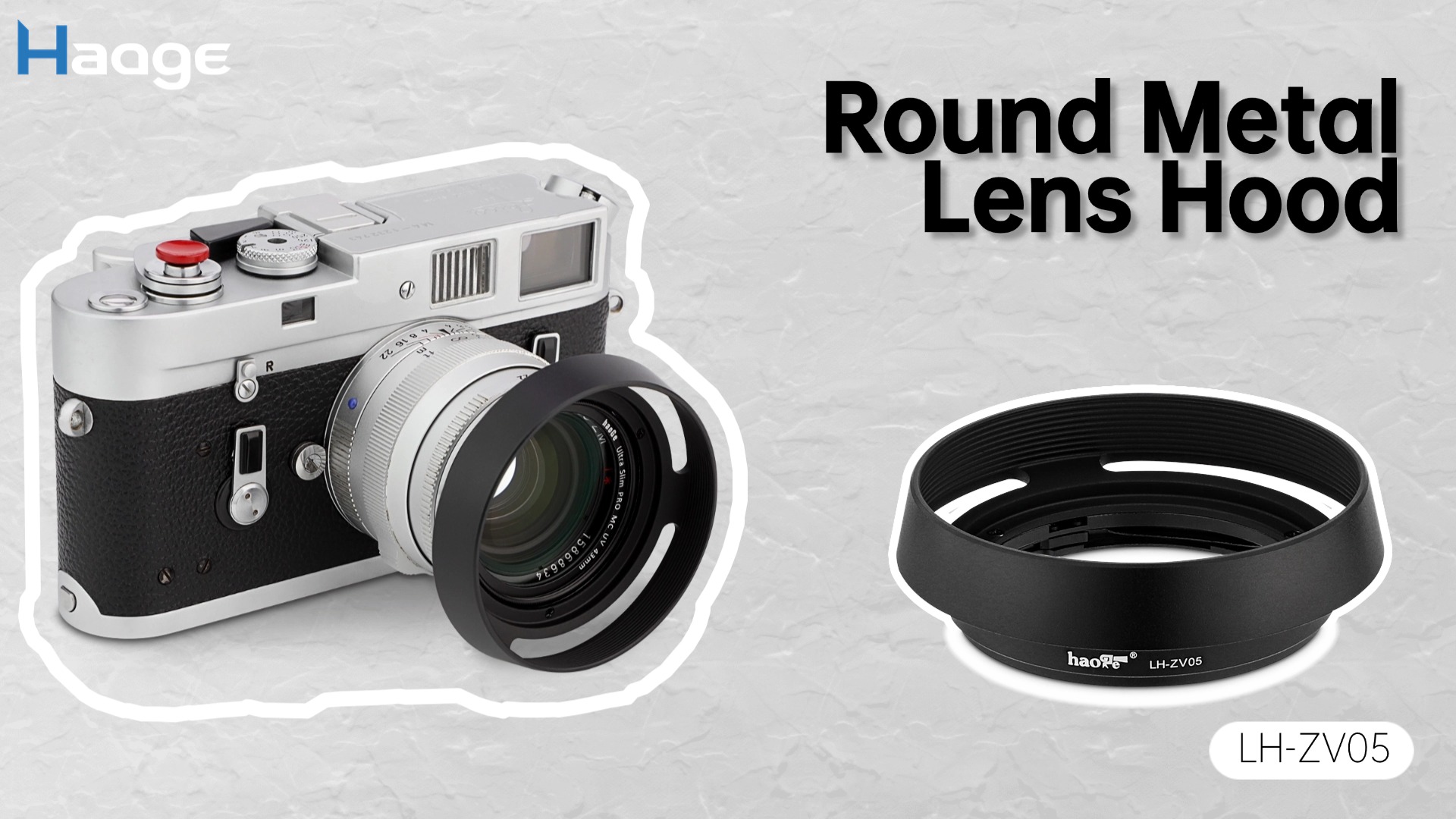 Amazon.com : Haoge LH-ZV05 Round Metal Lens Hood for Carl Zeiss