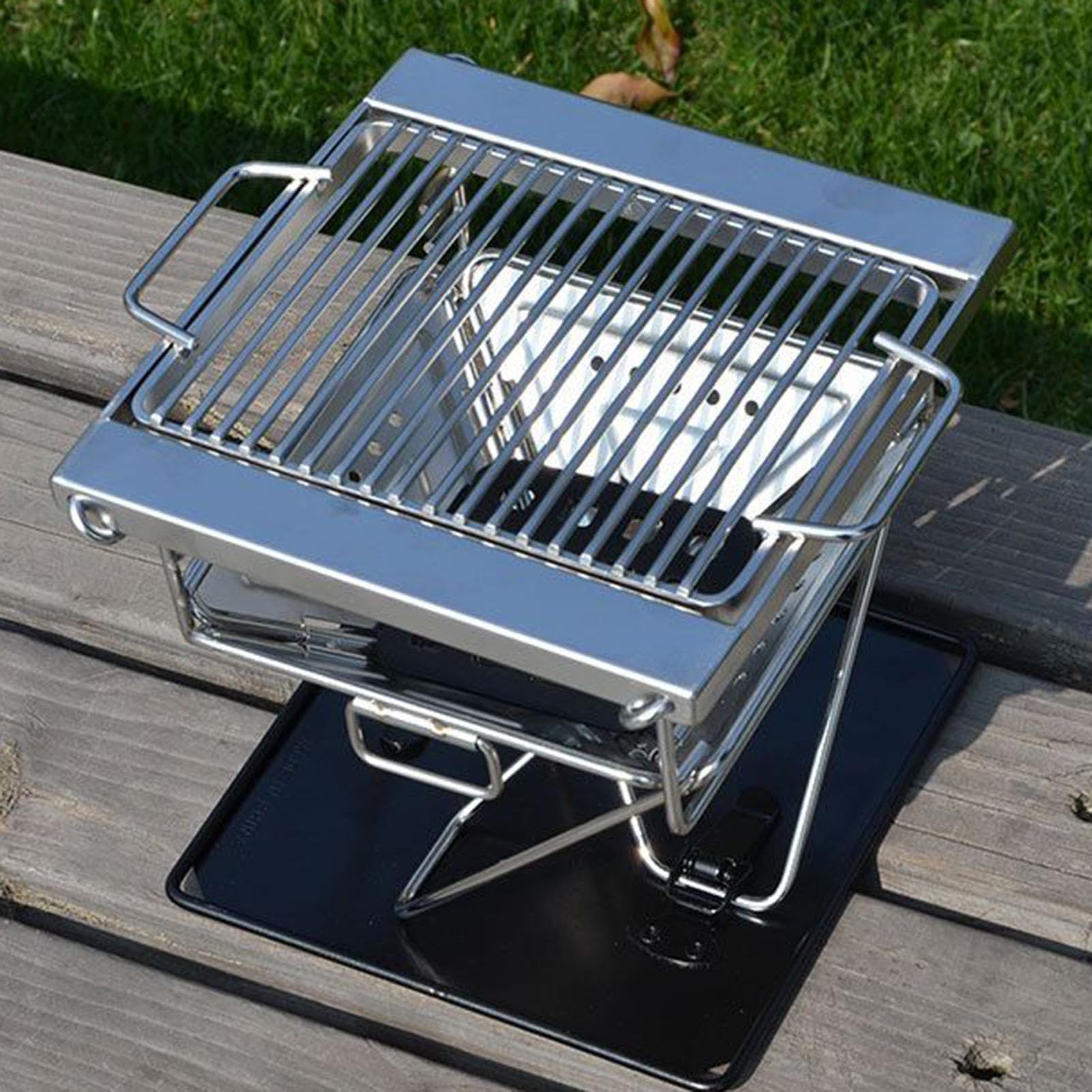 Barbacoas De Camping Acero Inoxidable Plegable Utensilios De Cocina Al Aire