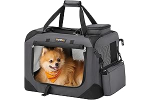 Amazon Basics Portable Folding Soft Dog Travel Crate Kennel