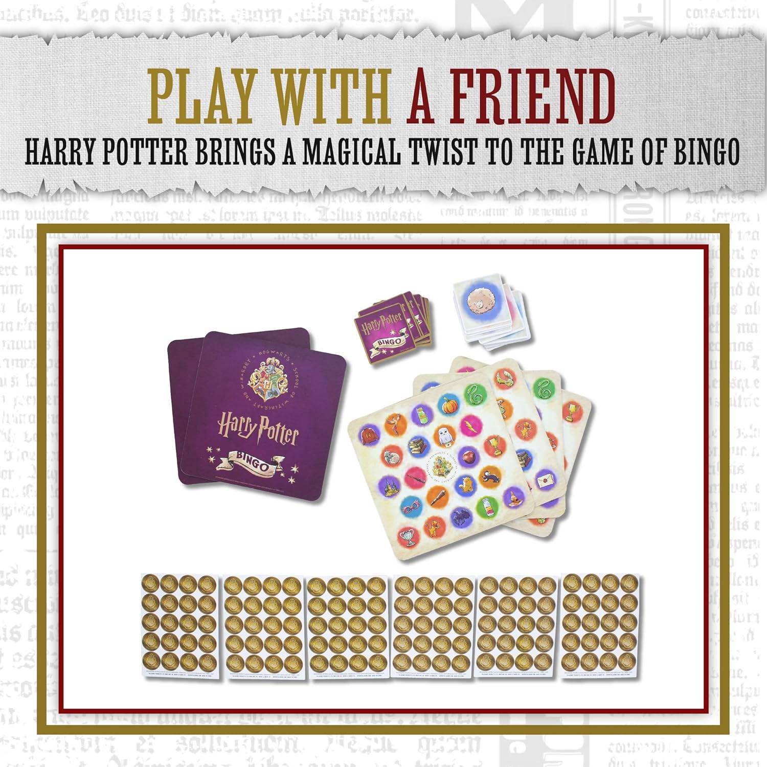 Paladone Harry Potter Bingo | Officially Licensed Wizarding World Movies Harry Potter Merchandise