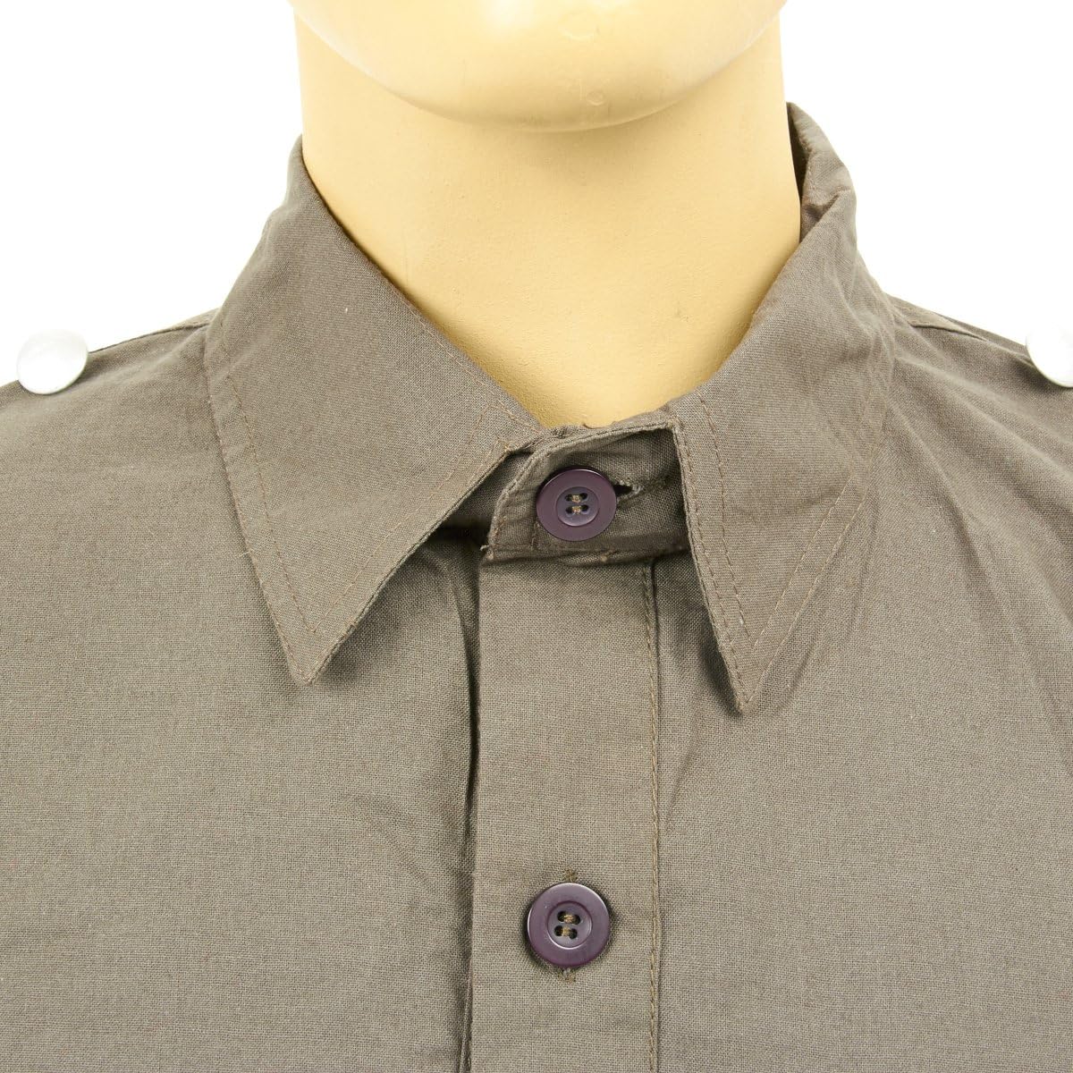 IMA German WWII Wehrmacht Olive Grey Field Shirt- Medium: US 38-40