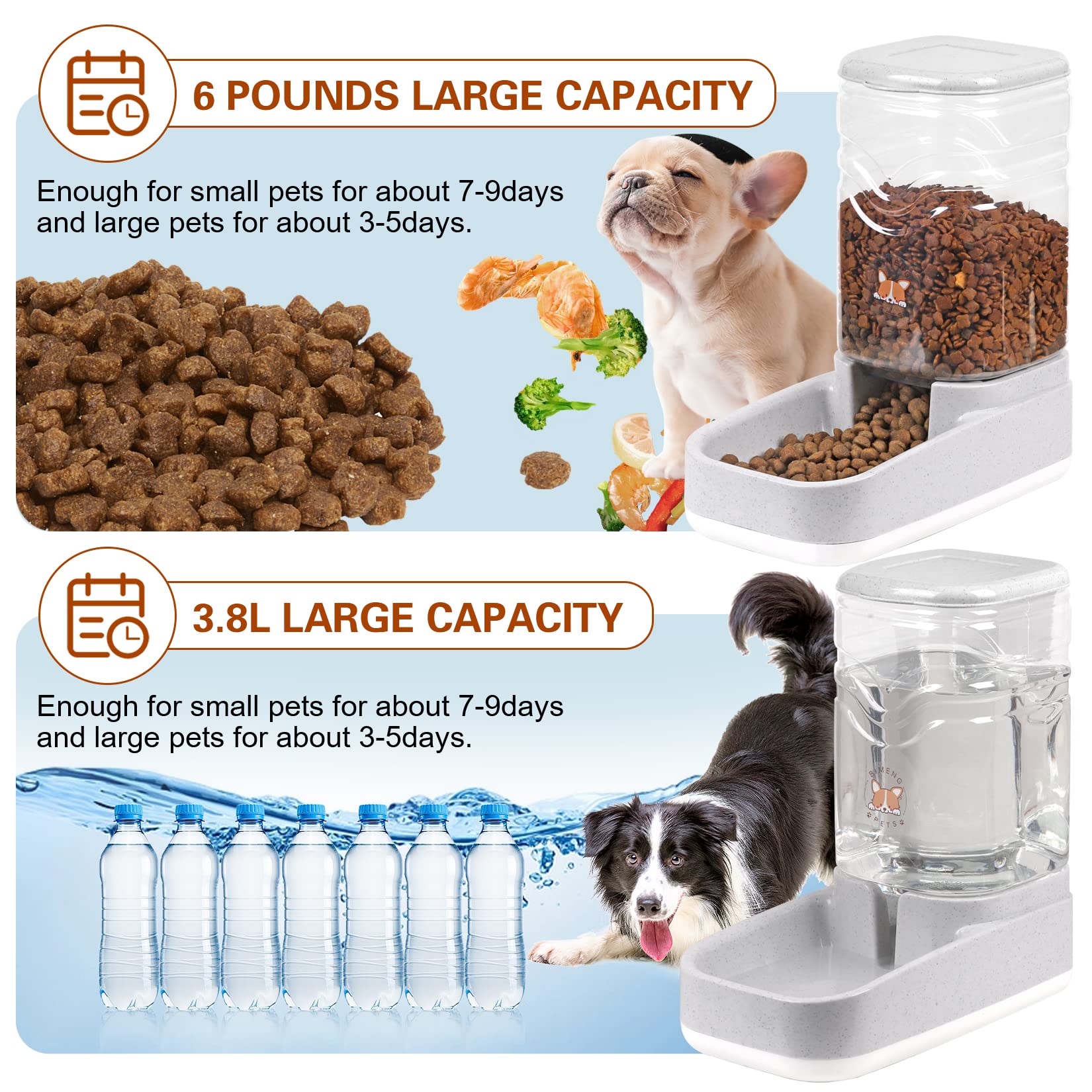 Photo inspiration: Picture Idea: Snapklik Com Automatic Dog Cat Gravity Feeders Water Bowl Dispenser