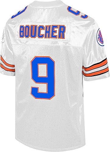 Miniatura 9 de Bobby Boucher #9 The Waterboy Adam Sandler Movie Mud Dogs Bourbon Bowl Camiseta de fútbol
