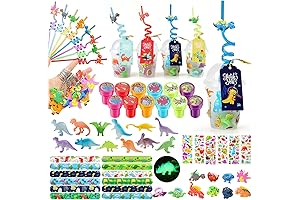 MOVINPE Party Favors for Girls' Dinosaur Parties: Personalized Goody Cups with Exciting Dinosaur-Themed Items
