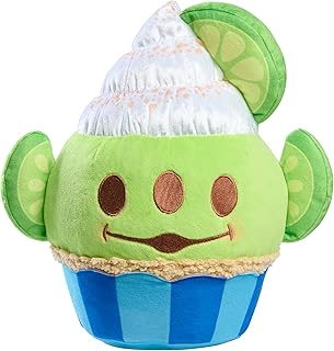 Disney Munchlings Squeeze-A-Munch Large Key Lime Scented Cupcake with Graham Cracker Crumble Alien 10-inch Plush, Kids Toys for Ages 0+ by Just Play