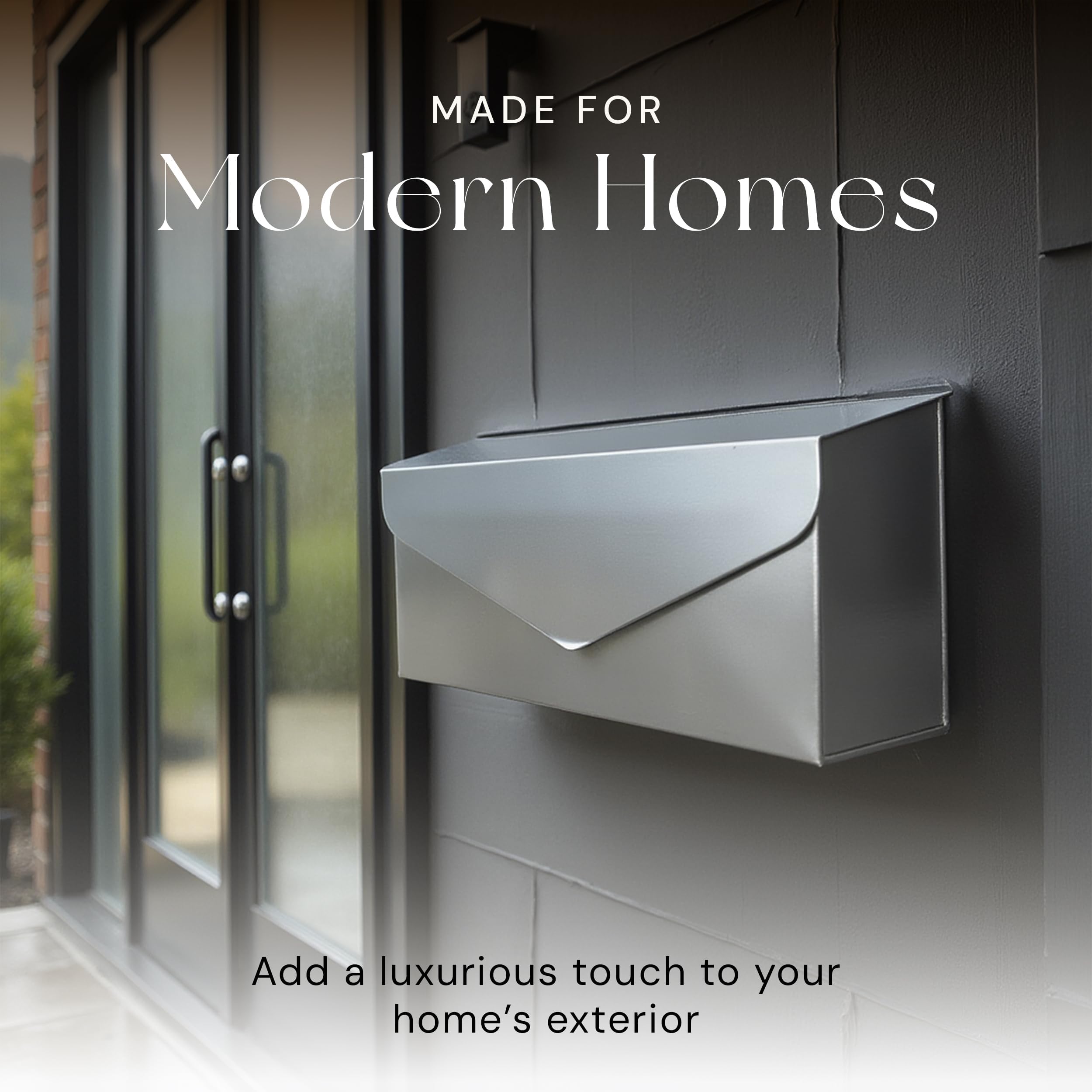 Waterproof Mailboxes Snapklik.com : NACH Mailboxes For Outside Wall Mount, 12.5 X 5 X 10 ...