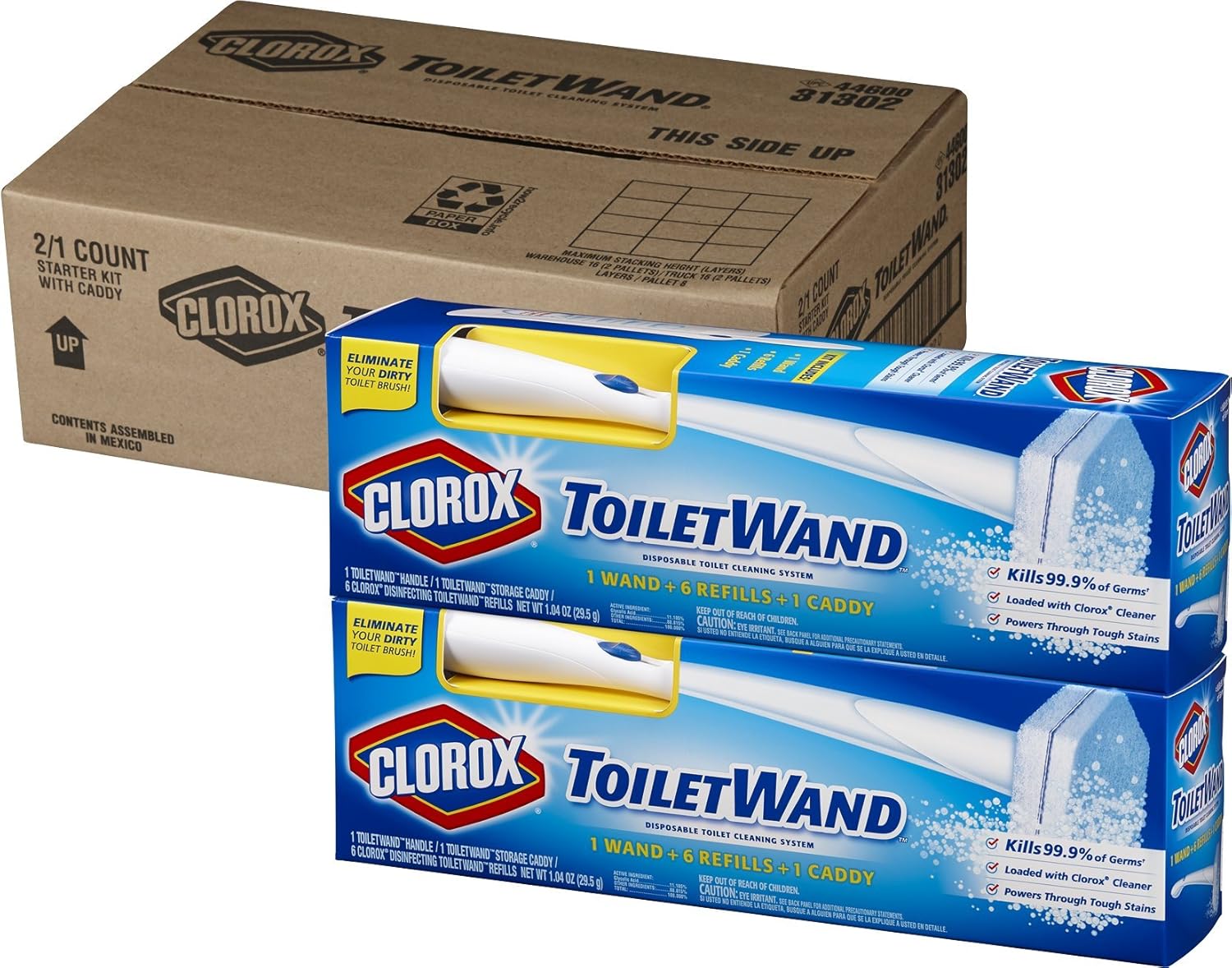 Clorox ToiletWand Disposable Toilet Cleaning System 2 ToiletWands, 2