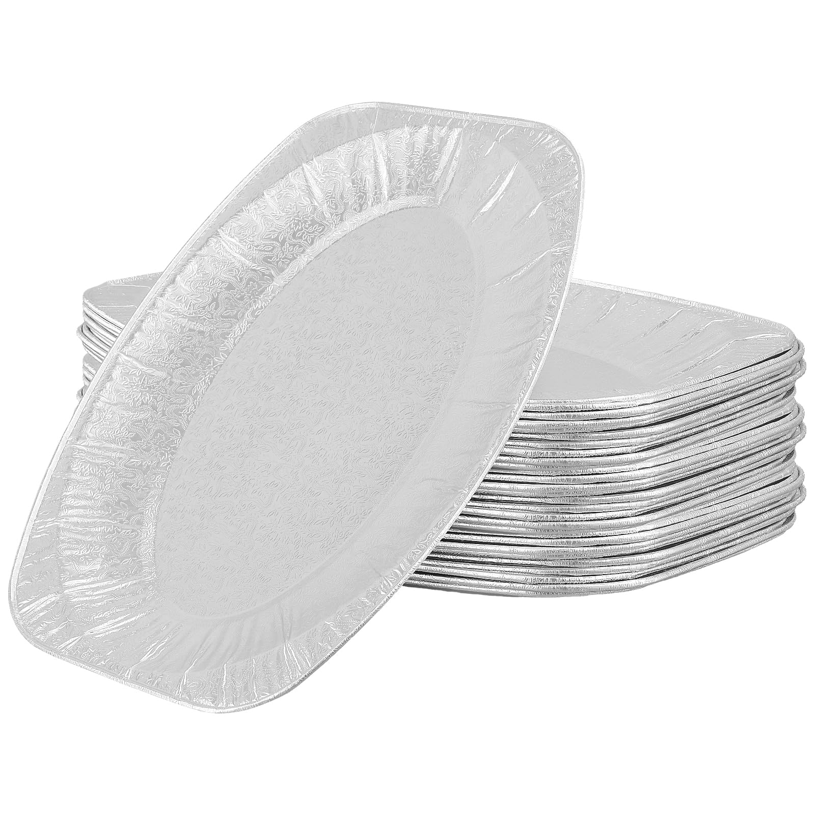 Plateau aluminium rigide 35 x 24 cm PINGEUI pour service traiteur de fête