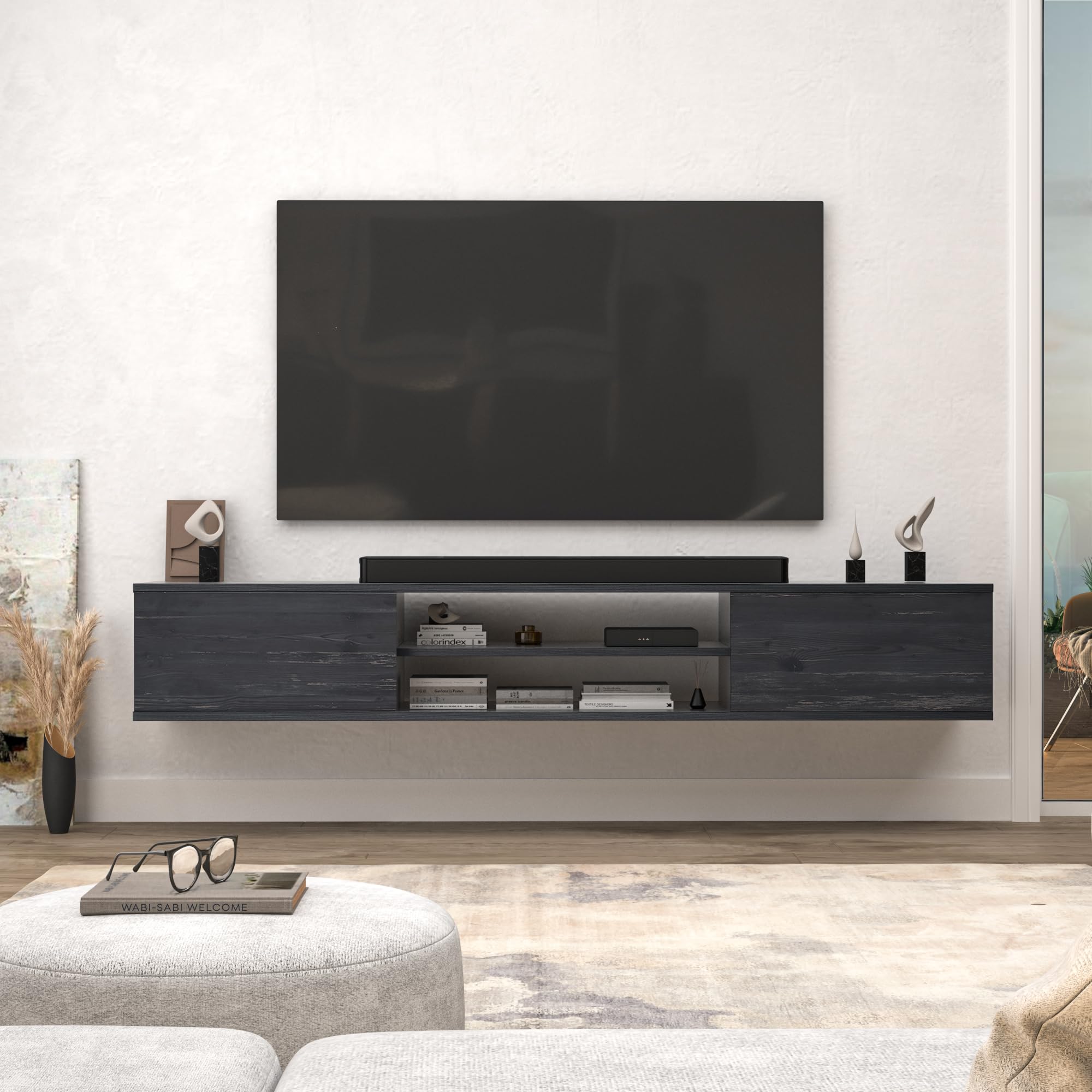 Buy Atelier Mobili Floating TV Stand, Floating Entertainment Center