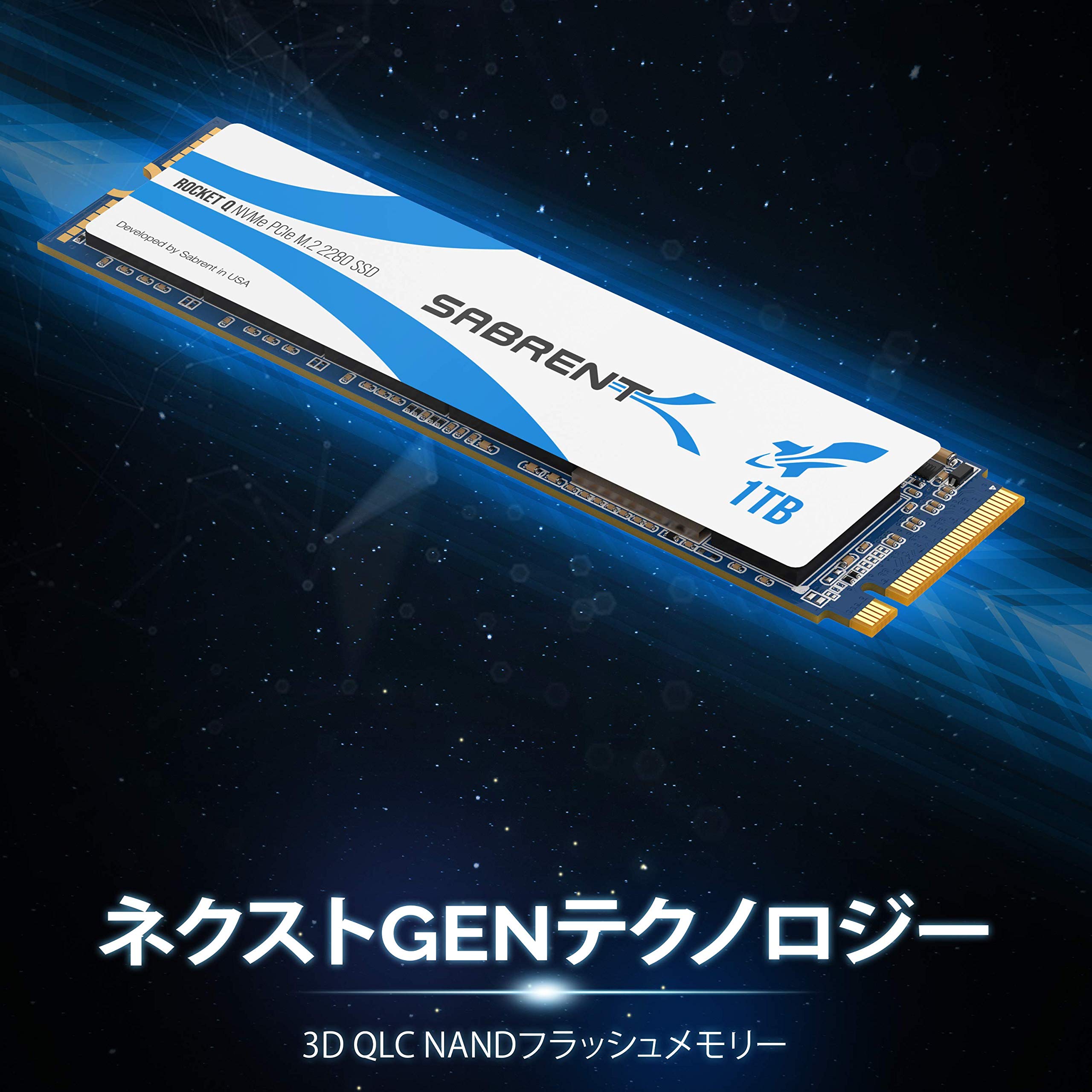 Amazon | SABRENT SSD 1TB、M.2 SSD 1TB、NVMe 1TB PCIe M.2 2280