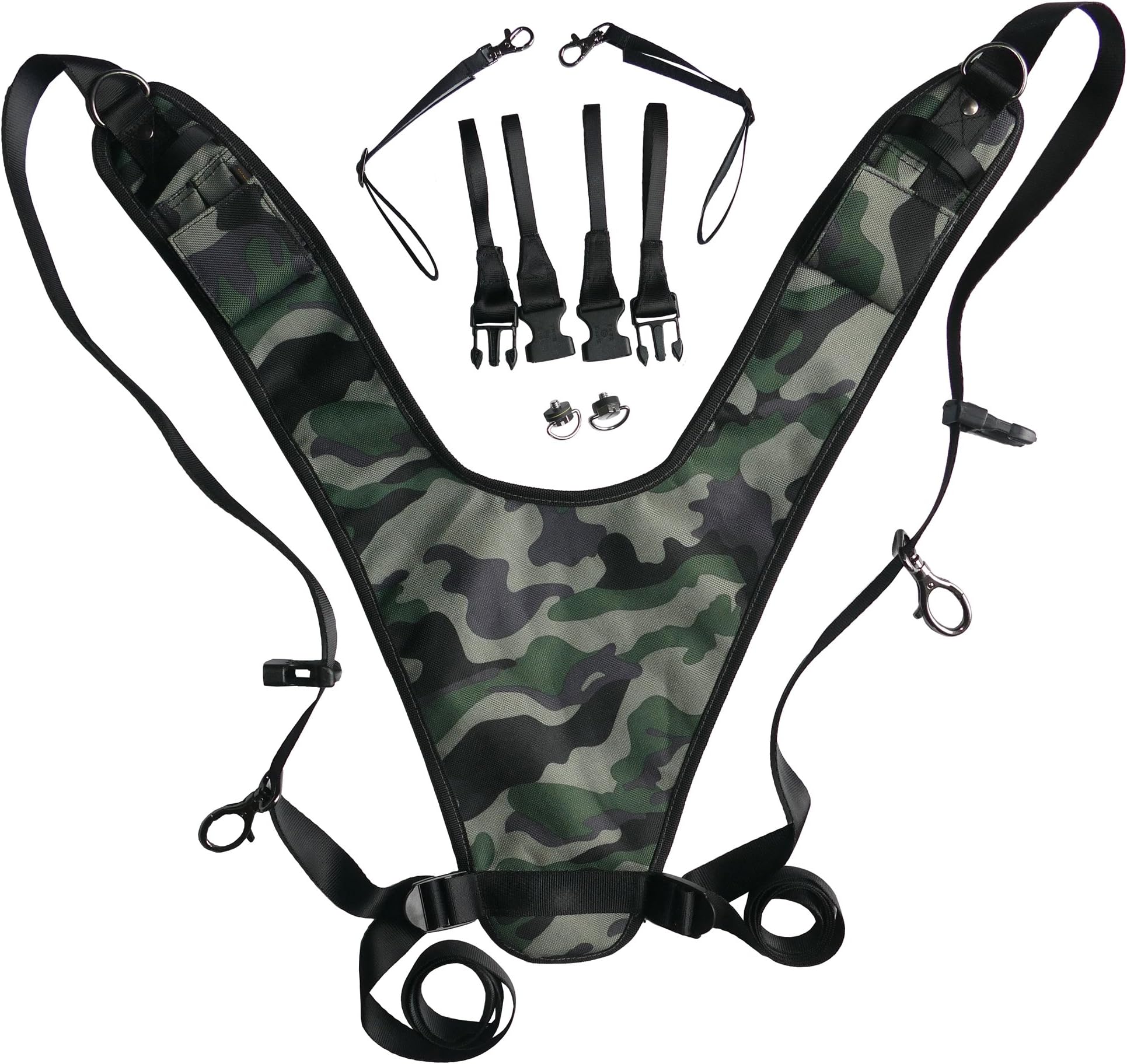 Trekking Safari Pro Plus Photographic Harness - Camouflage