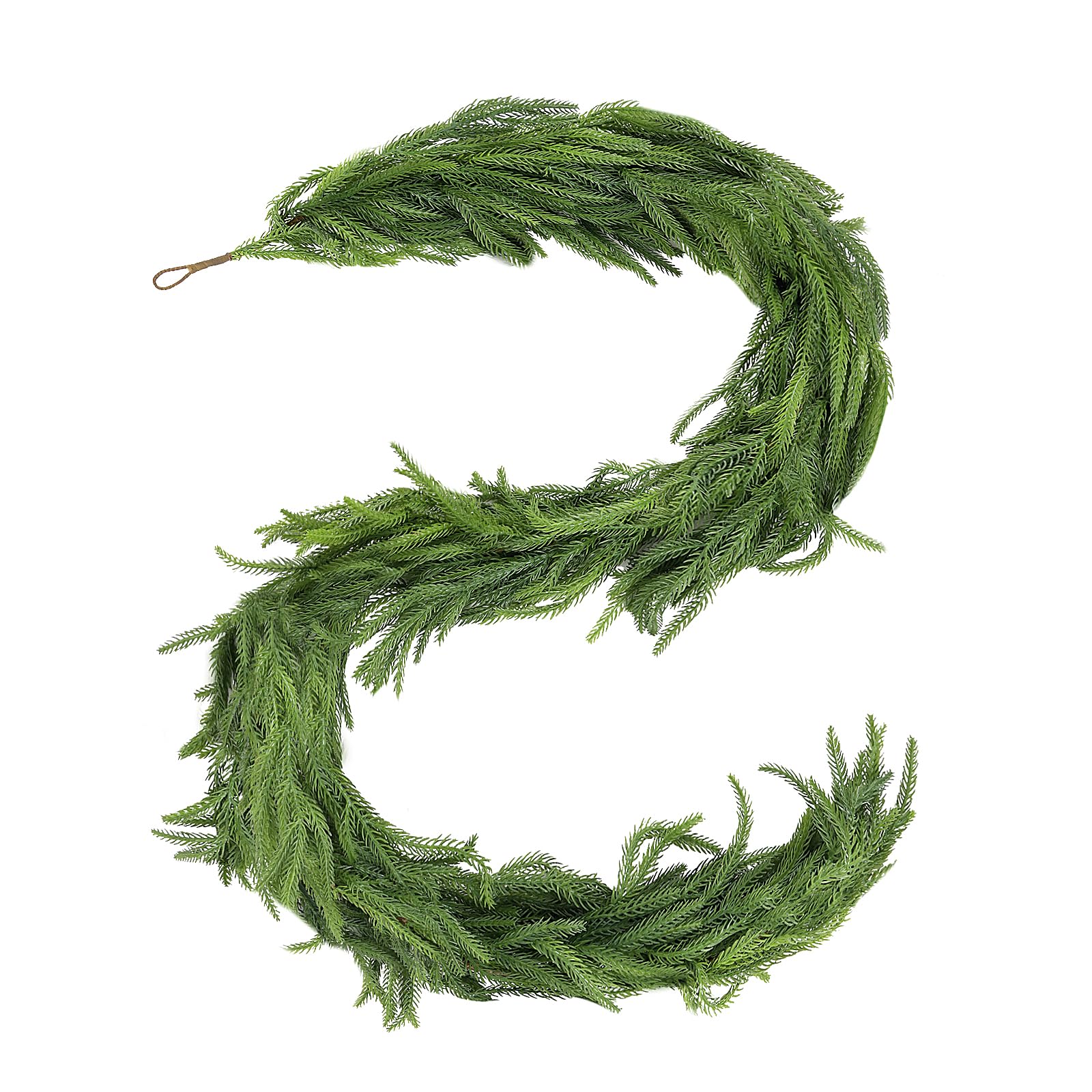 similar Superlele Christmas Tree Decor Soft Pines Needle Rattan, 1.5m, Artificial Pines Needle Rattan for Christmas Decorations, Lifelike Soft Needle Rattan Garland, Christmas Decorations Indoor