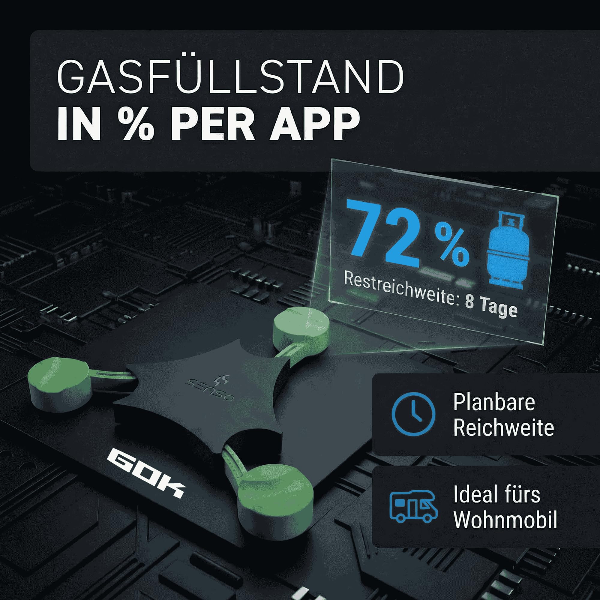 GOK Füllstandsanzeiger Senso4s PLUS für Gasflaschen