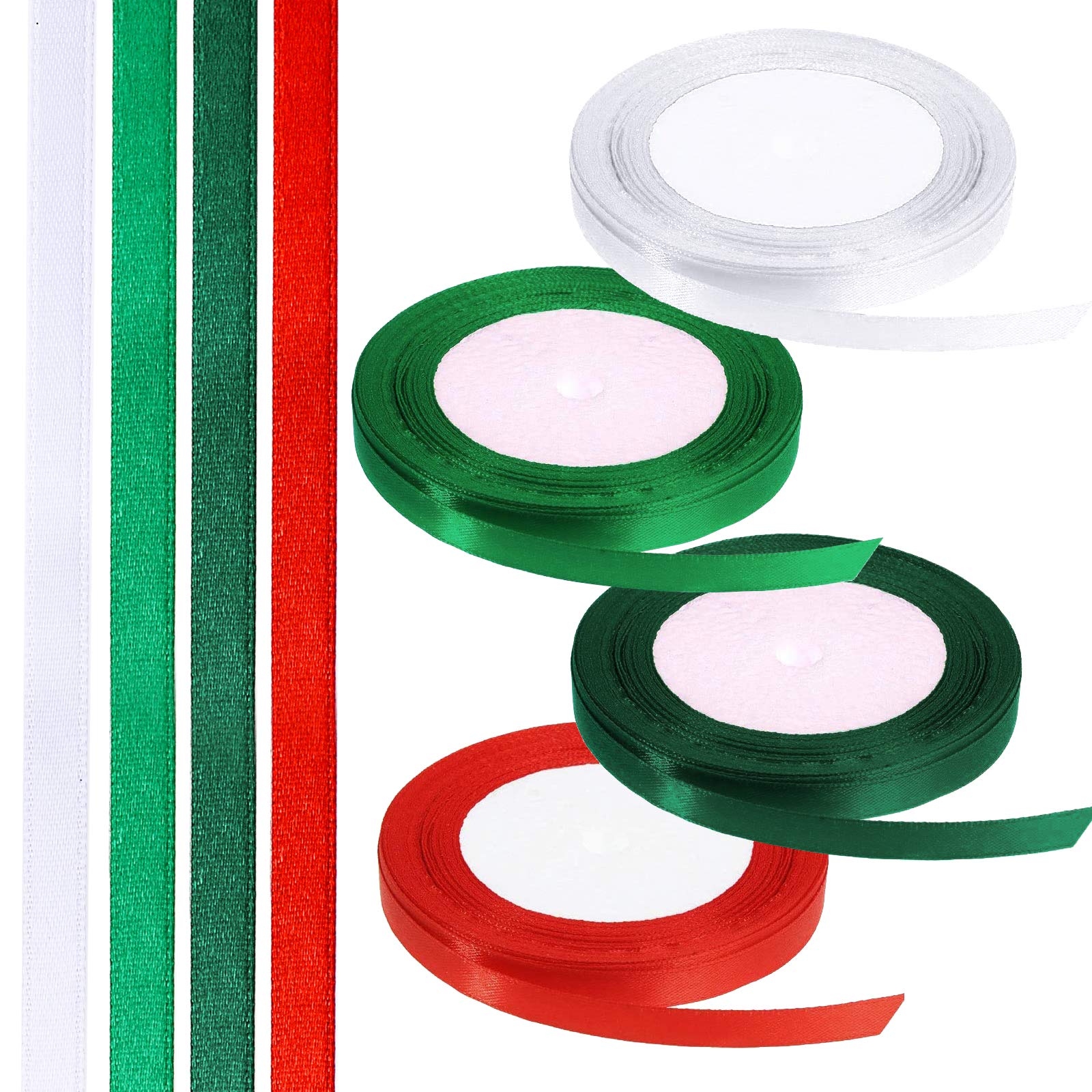 1 Rouleau De Boîtes De Ruban Cadeau En Polyester, D'emballage, De Décor De Noël Ruban Cadeau