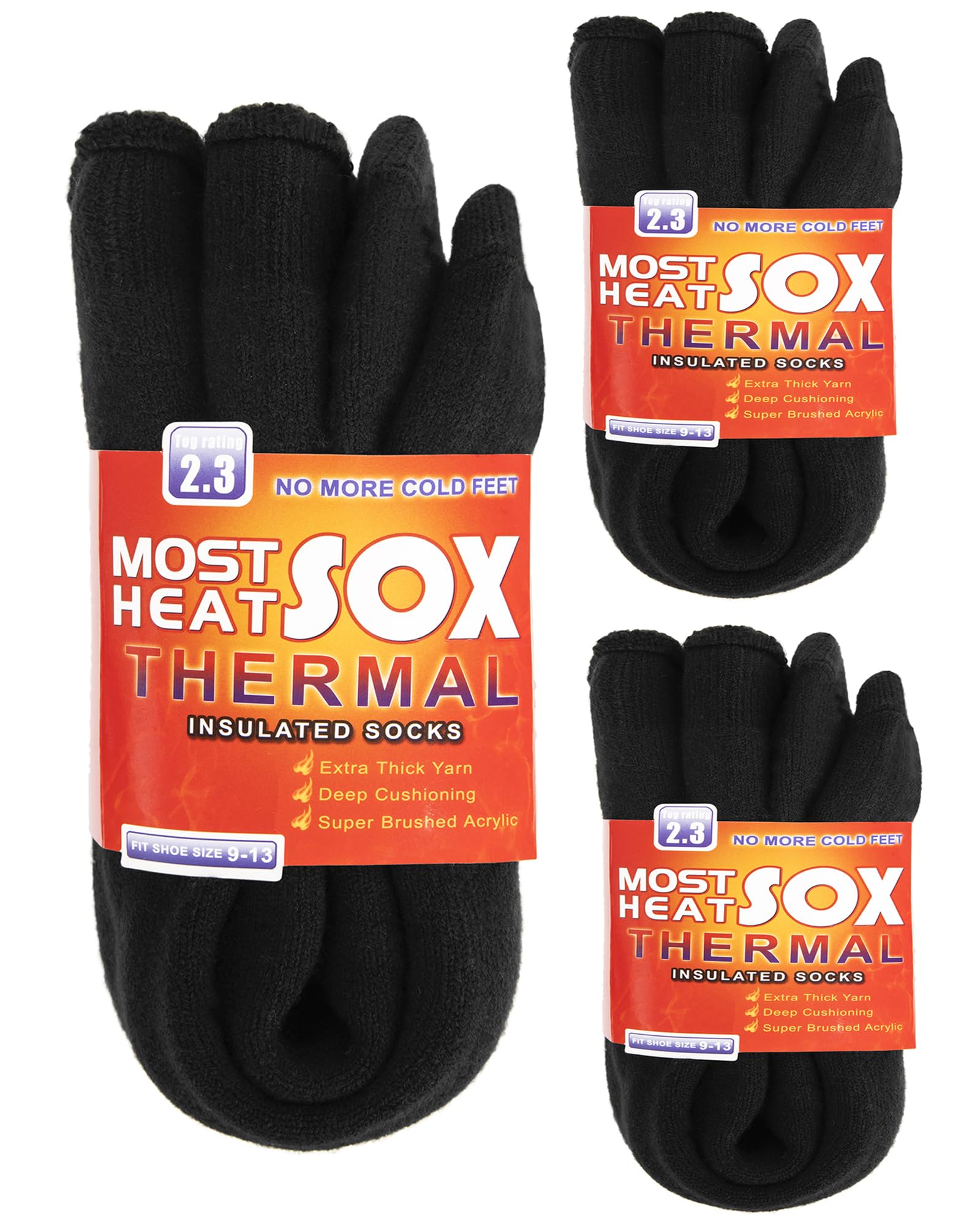 Thermal Socks for Men - Winter Warm Socks Mens Womens for Cold Weather, Extreme Temperatures
