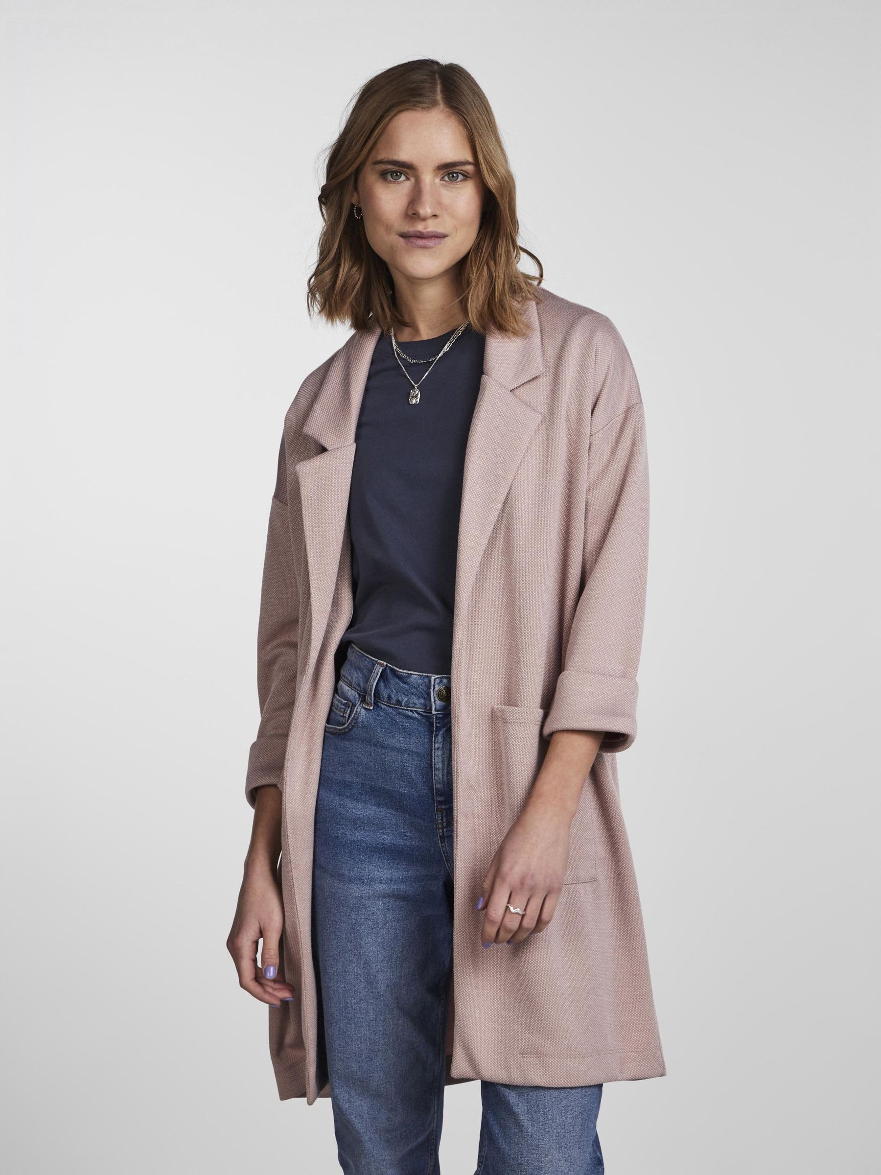 PIECES Damen Pcdorita 3/4 Coatigan Noos Mantel