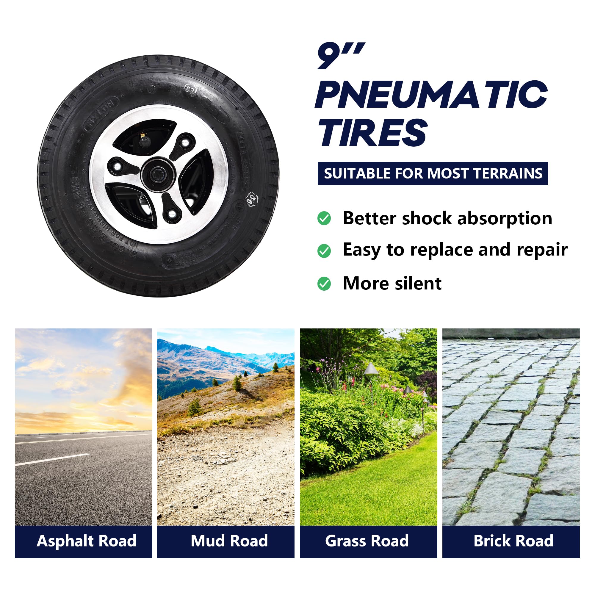 Metro Mobility USA Patriot Compact Travel Electric Power Mobility Scooter for Adults - 265 lbs Max Weight,4 Wheel, 18 in Width Thick Leather Seats, Large Capacity Lead-Acid Battery - Red