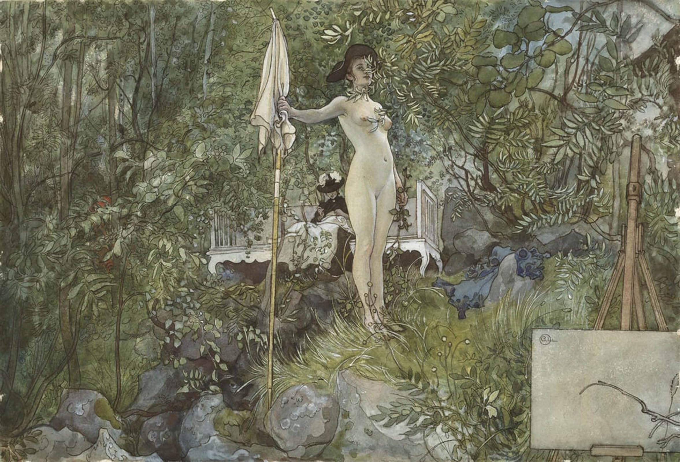 Imagen de lienzo lienzo cuadro pintura de Carl Larsson decoraciones del hogar alta fidelidad 5