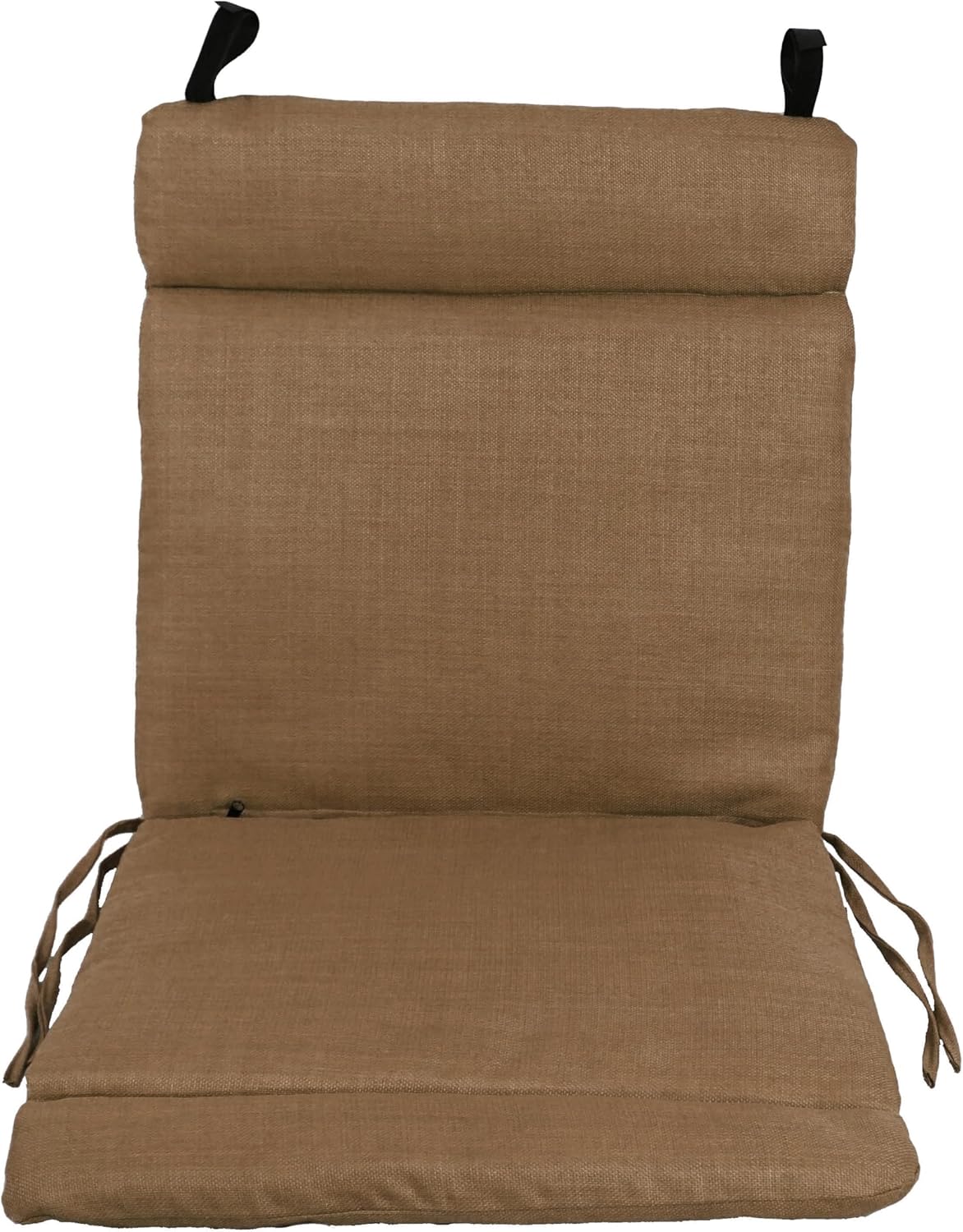 Blazing Needles Outdoor Chair Seat and Back Cushion, Mocha