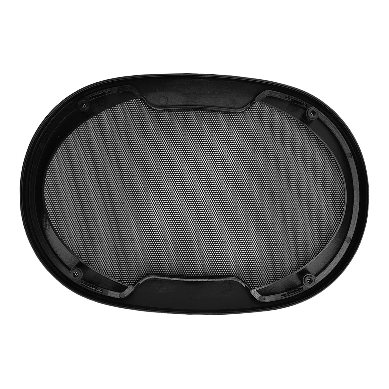 Copertura per altoparlante della portiera dell'auto, 2 pezzi, 25,3 x 17,5 cm, in acciaio laminato a freddo, in ABS, forma ovale, griglia protettiva, adatta per Home Theater fai da te